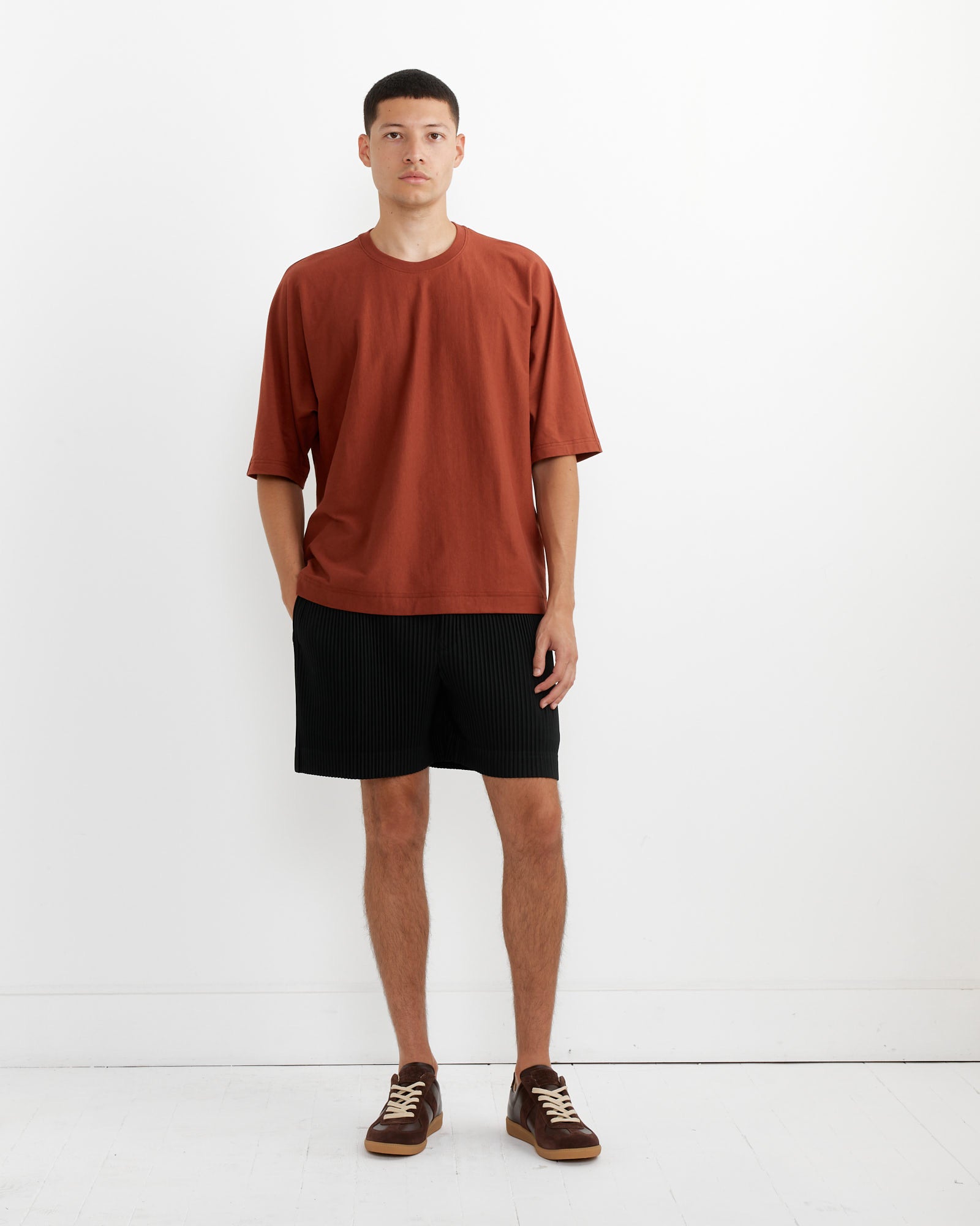 Issey Miyake Homme Plisse Release T-Shirt Brown - Brown / 3 (264387)