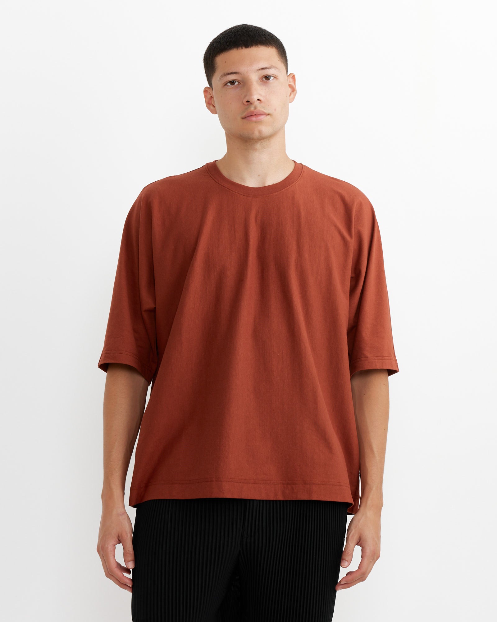 Issey Miyake Homme Plisse Release T-Shirt Brown - Brown / 3 (264387)