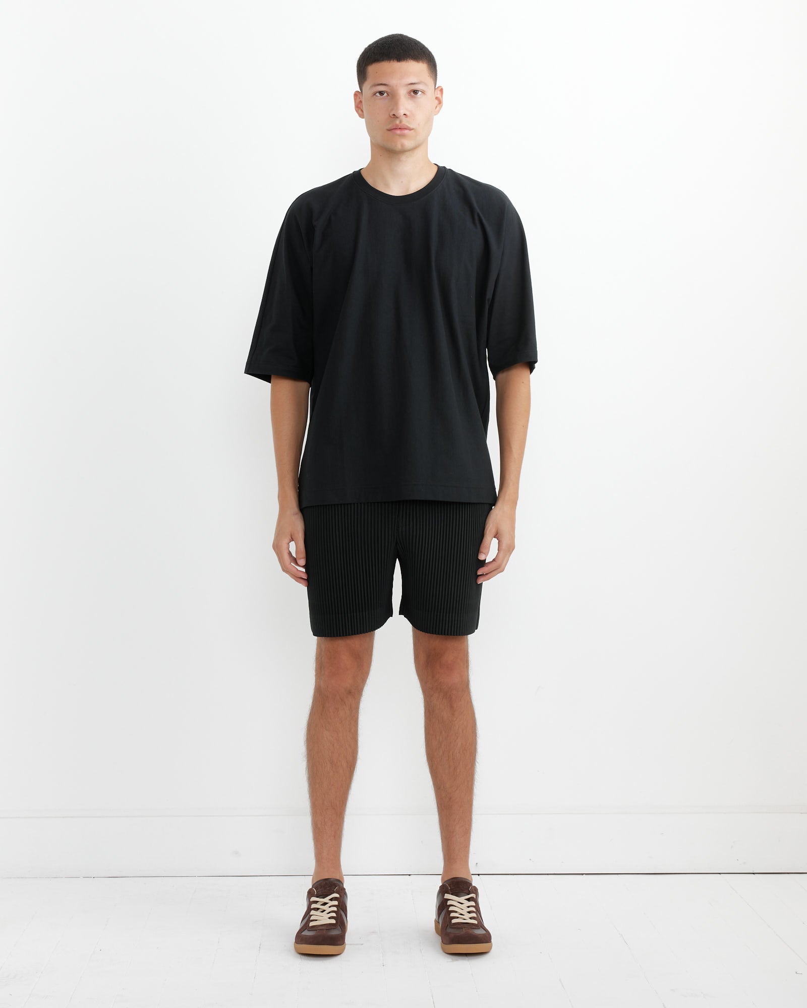 Issey Miyake Homme Plisse Release Basic T-Shirt Black - Black / 3 (264389)