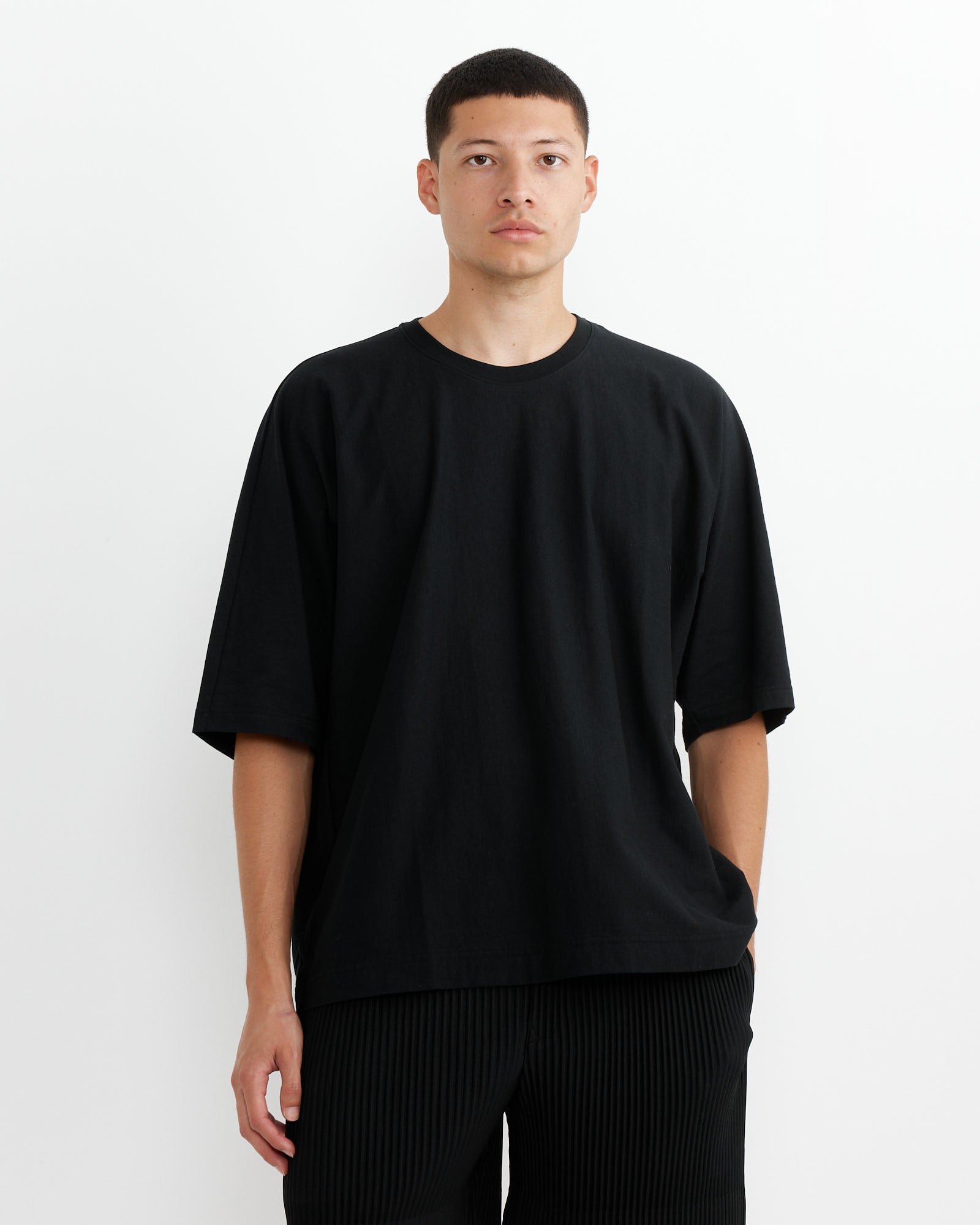 Issey Miyake Homme Plisse Release Basic T-Shirt Black - Black / 3 (264389)