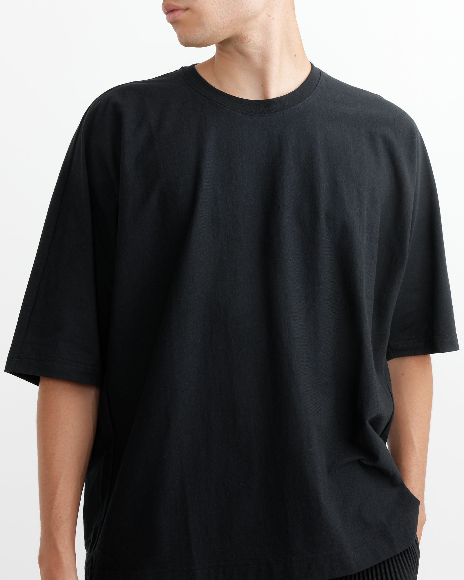 Issey Miyake Homme Plisse Release Basic T-Shirt Black - Black / 3 (264389)