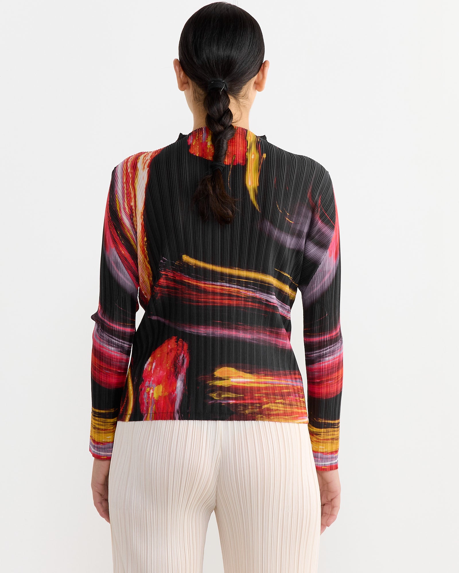 Issey Miyake Pleats Please Spectrum Rib Top Magenta - Magenta / 3 (264393)