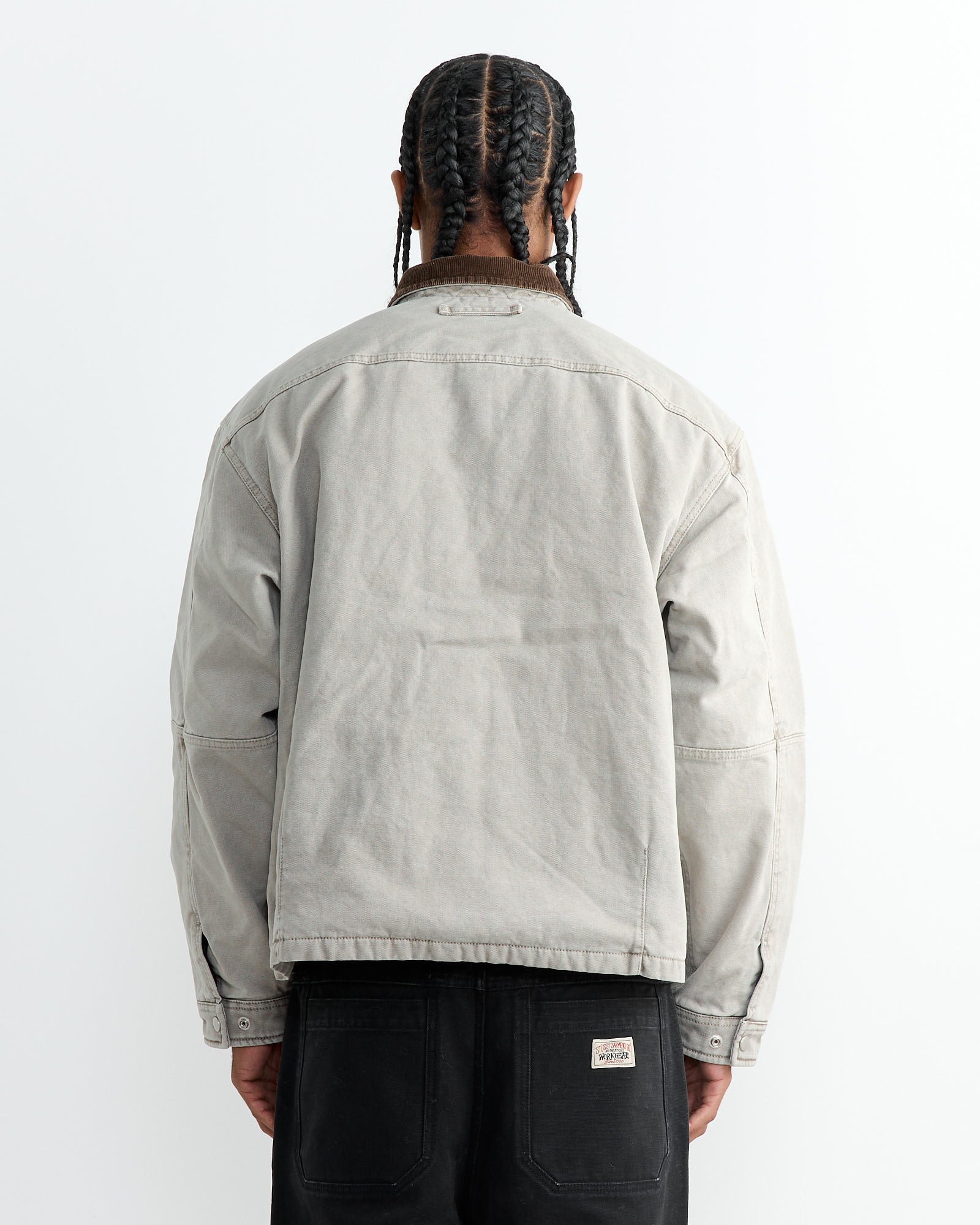 Stussy Workgear Jacket Grey - Grey / L (264471)