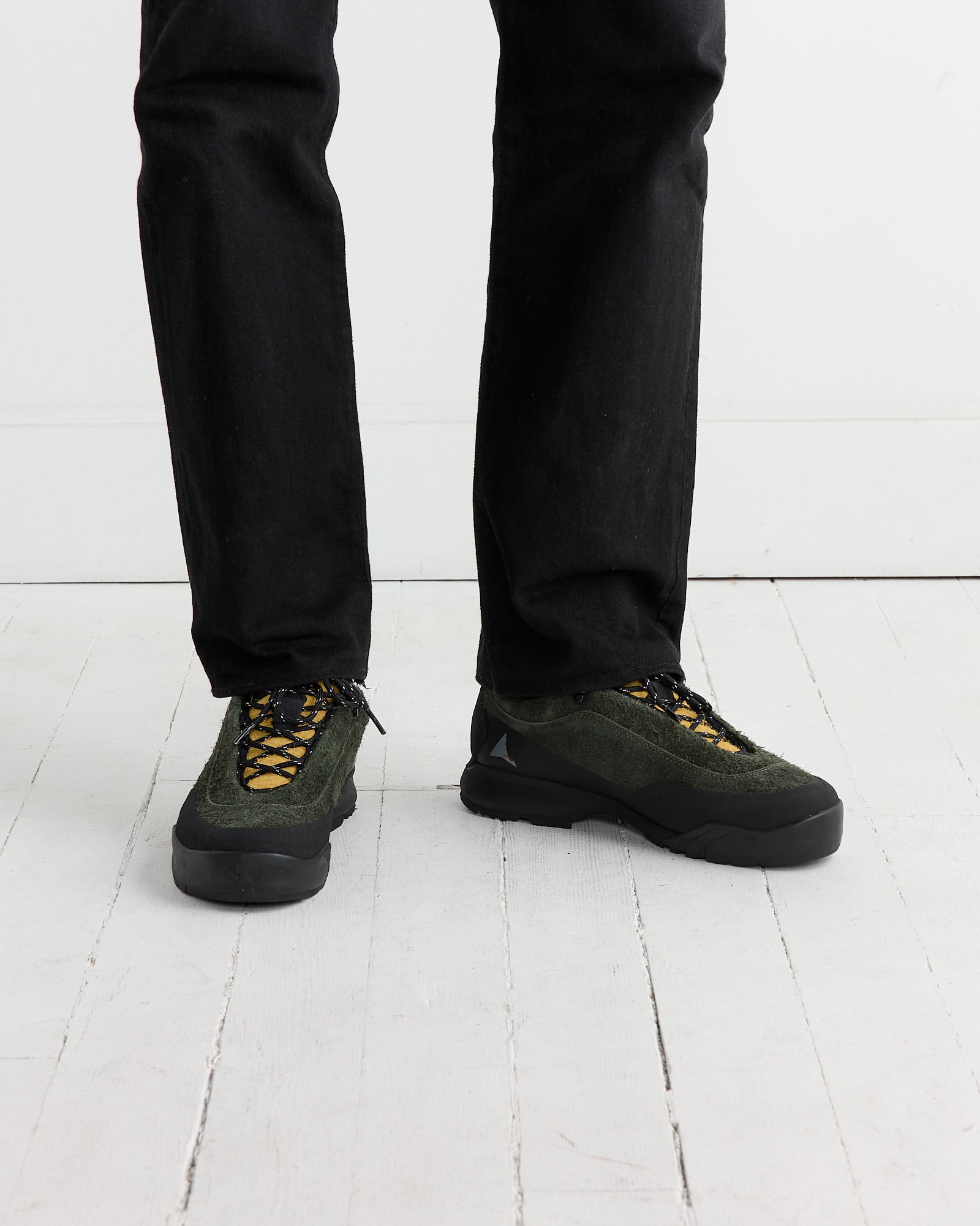 Cingino Sneaker in Olive/Yellow