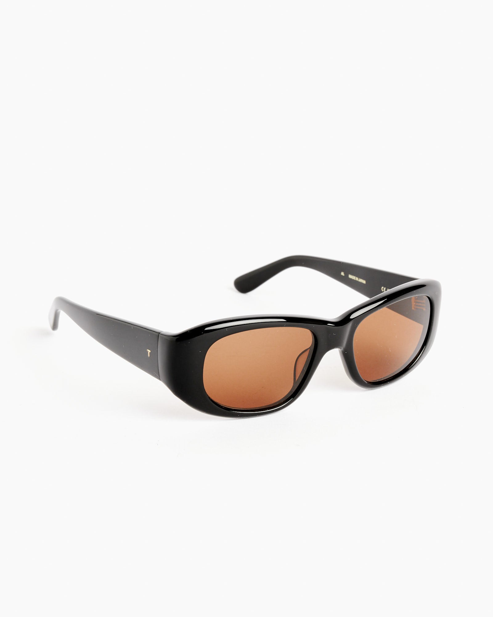 The AL Sunglasses in Black/Brown