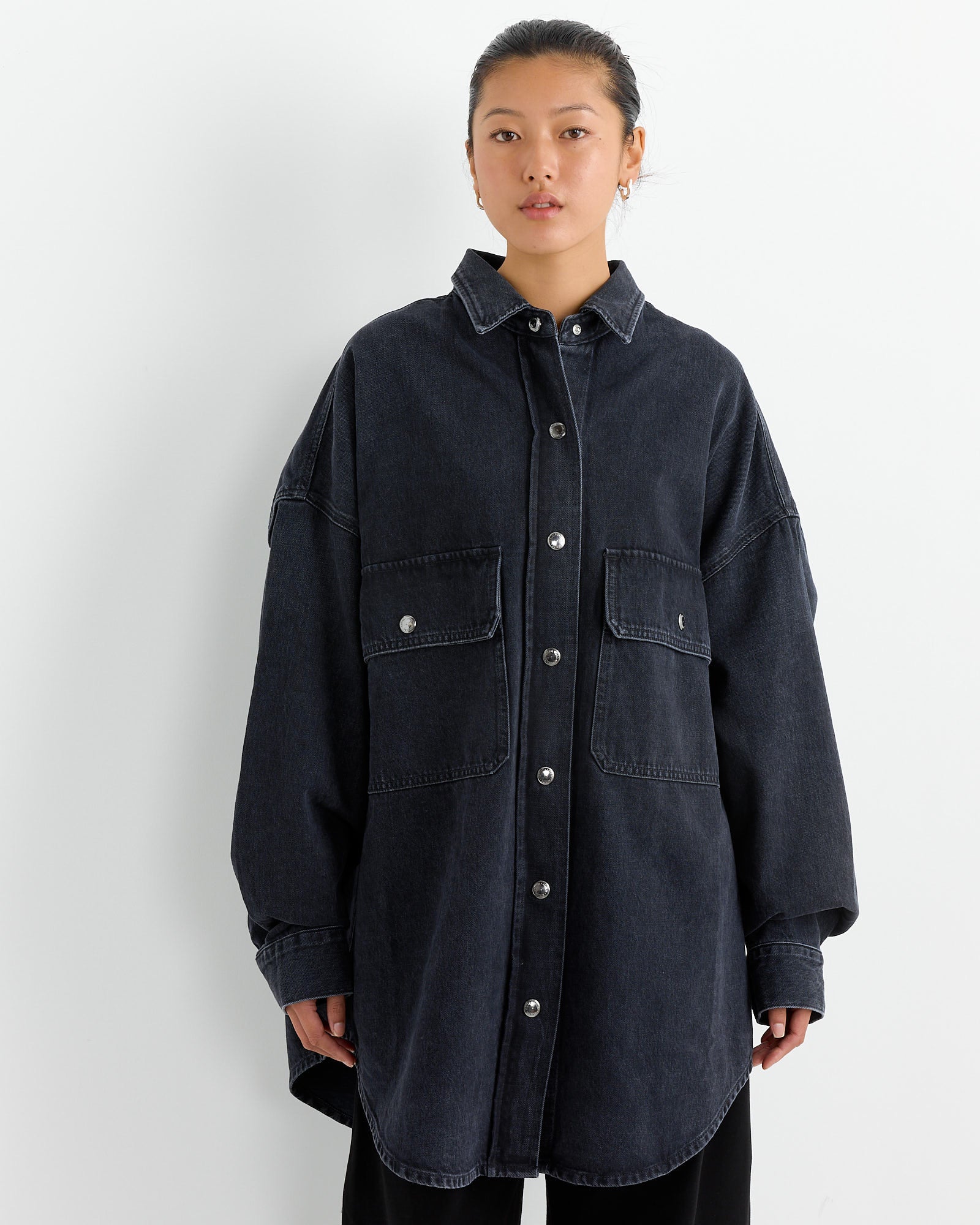 Talli Oversized Shirt in Begun - Default Title (264796)