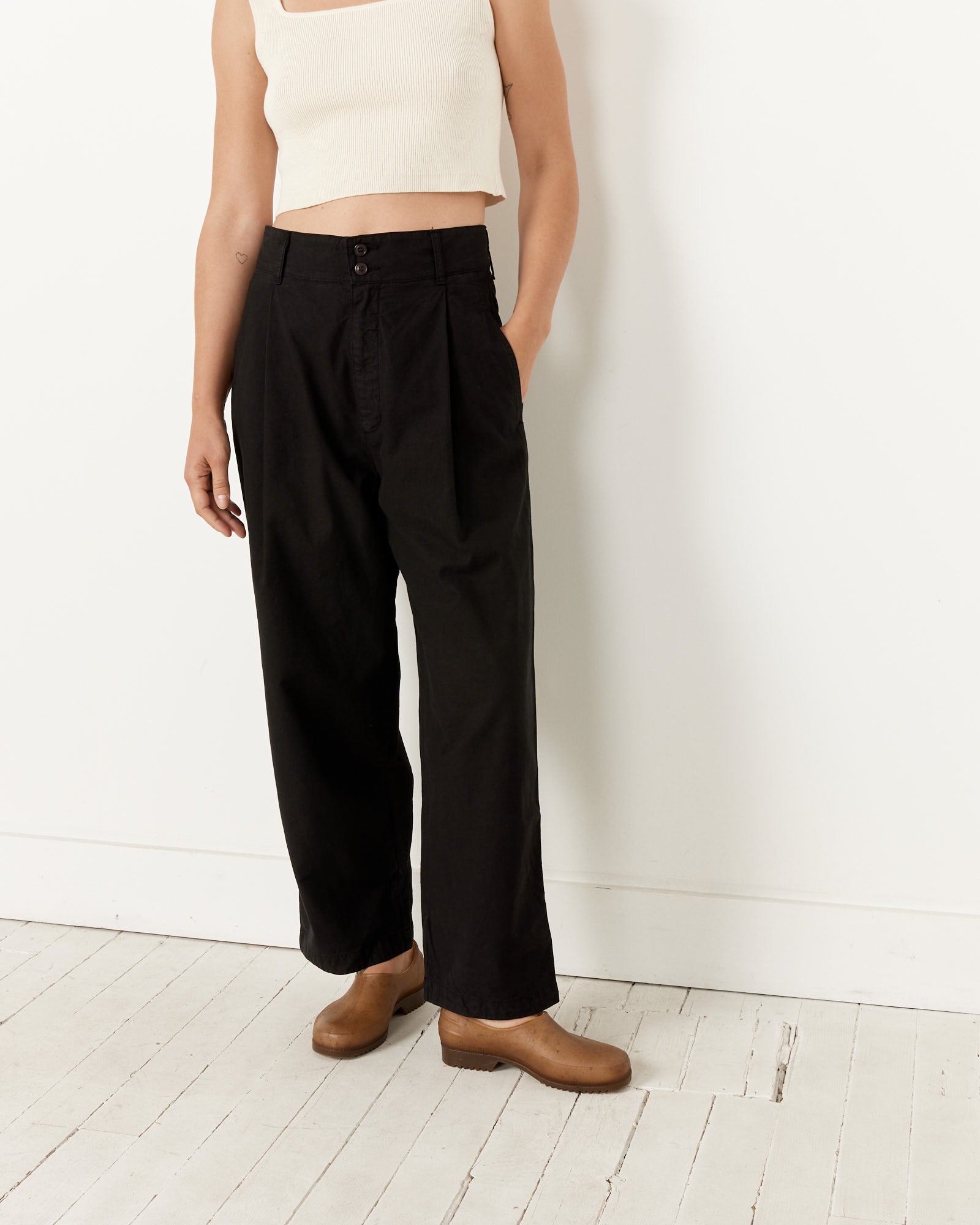 Girls of Dust British Worker Pant Black - Black / S (264817)