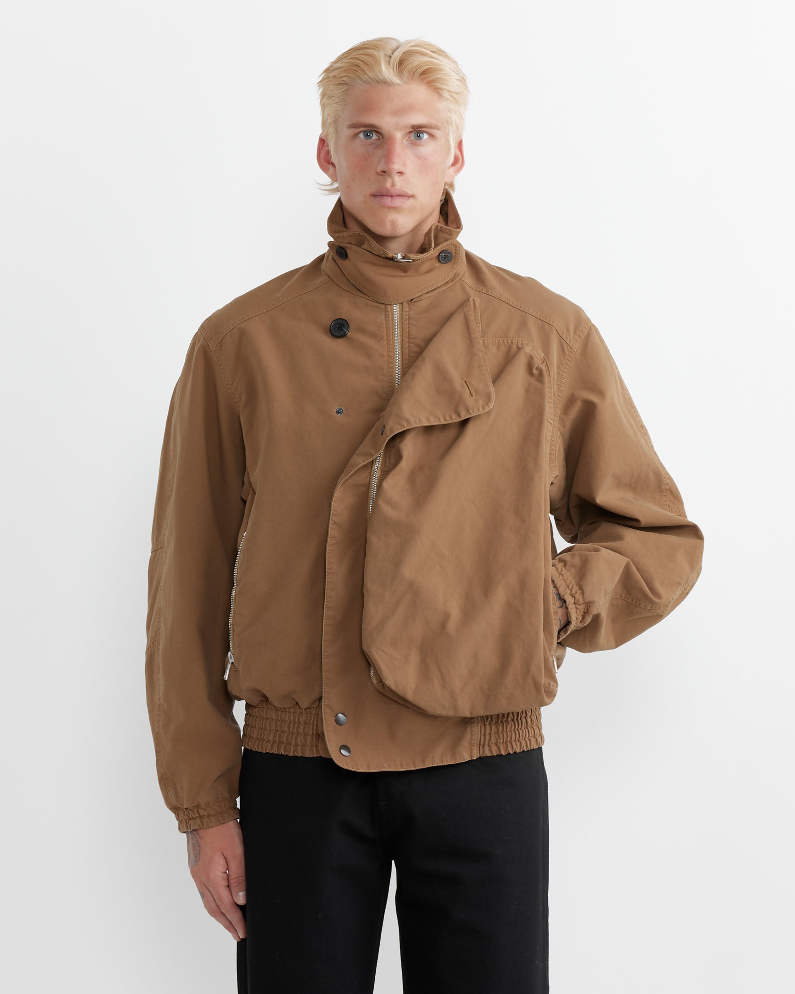 Overdyed Jacket in Camel