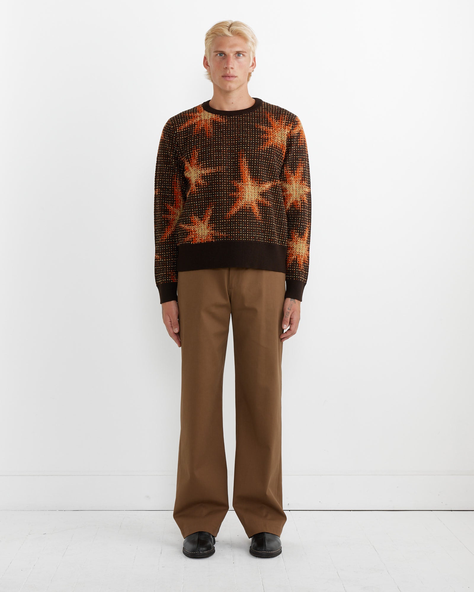 Dries Van Noten Moriah 9703 Sweater Dark Brown - Dark Brown / L (265069)