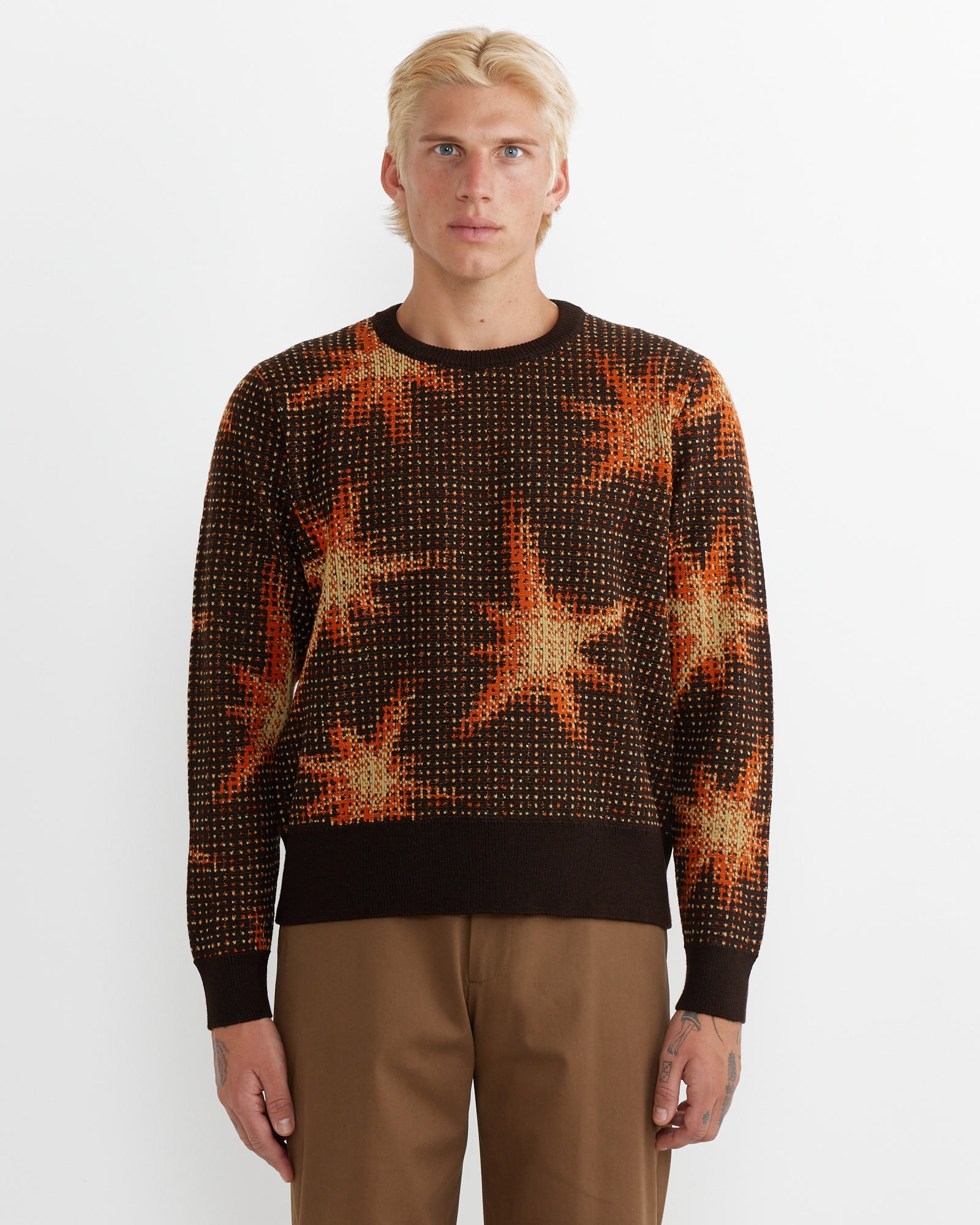 Dries Van Noten Moriah 9703 Sweater Dark Brown - Dark Brown / L (265069)