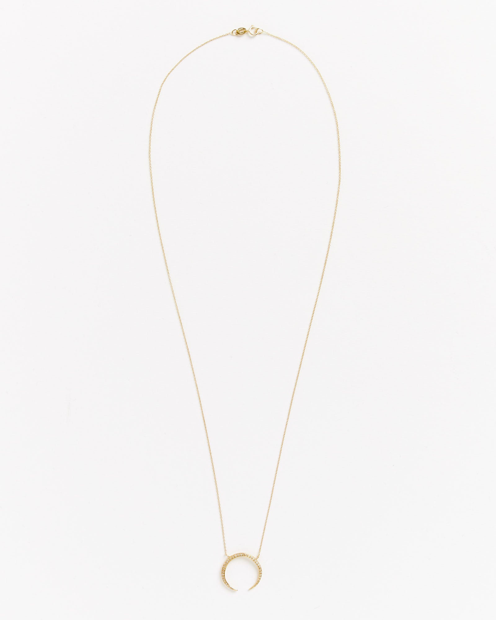 Gabriela Artigas Eternal Necklace - 14K/Pave Diamonds - Default Title (265232)