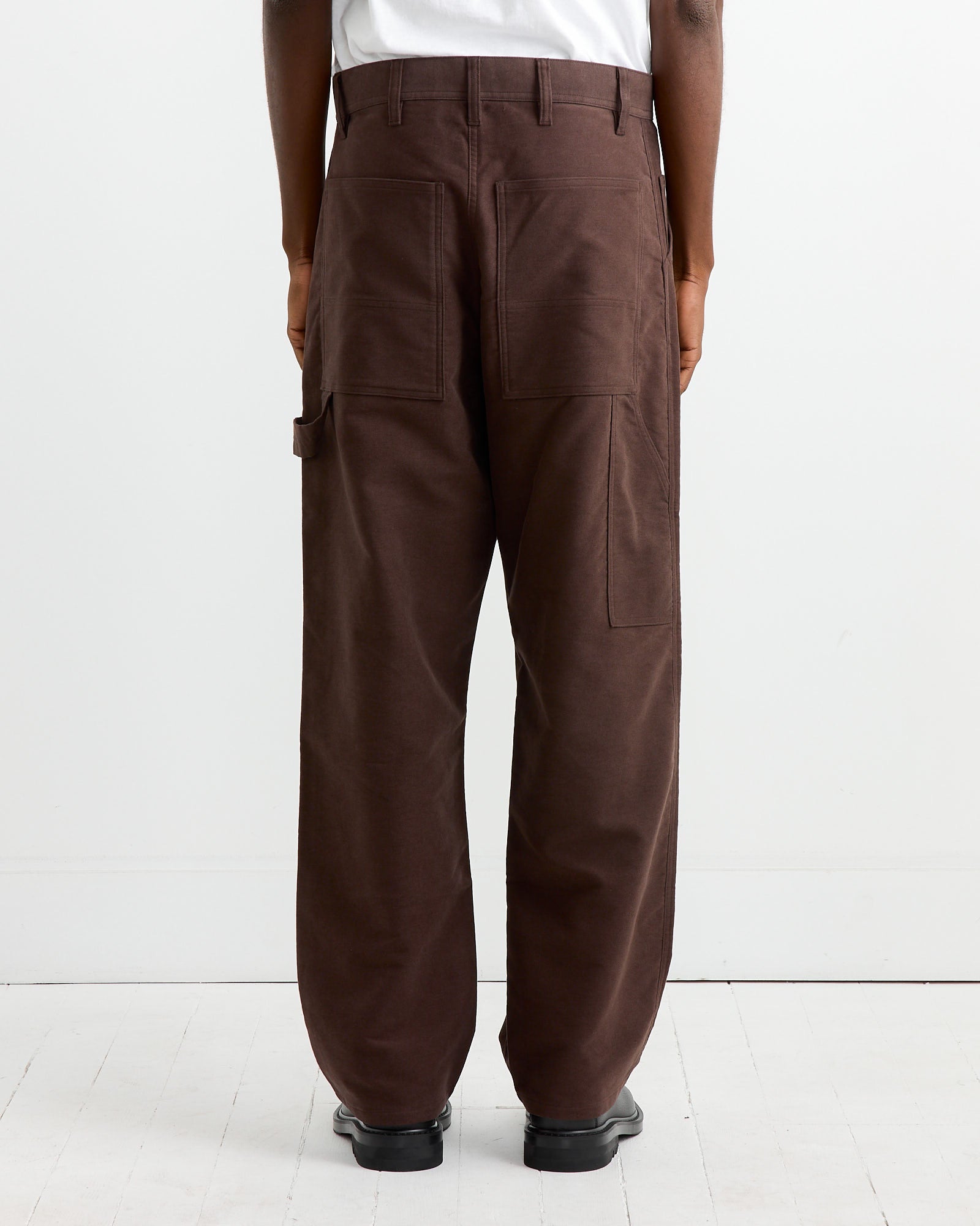 Cale Cotton Silk Moleskin Pant Brown - Brown / 4 (265393)