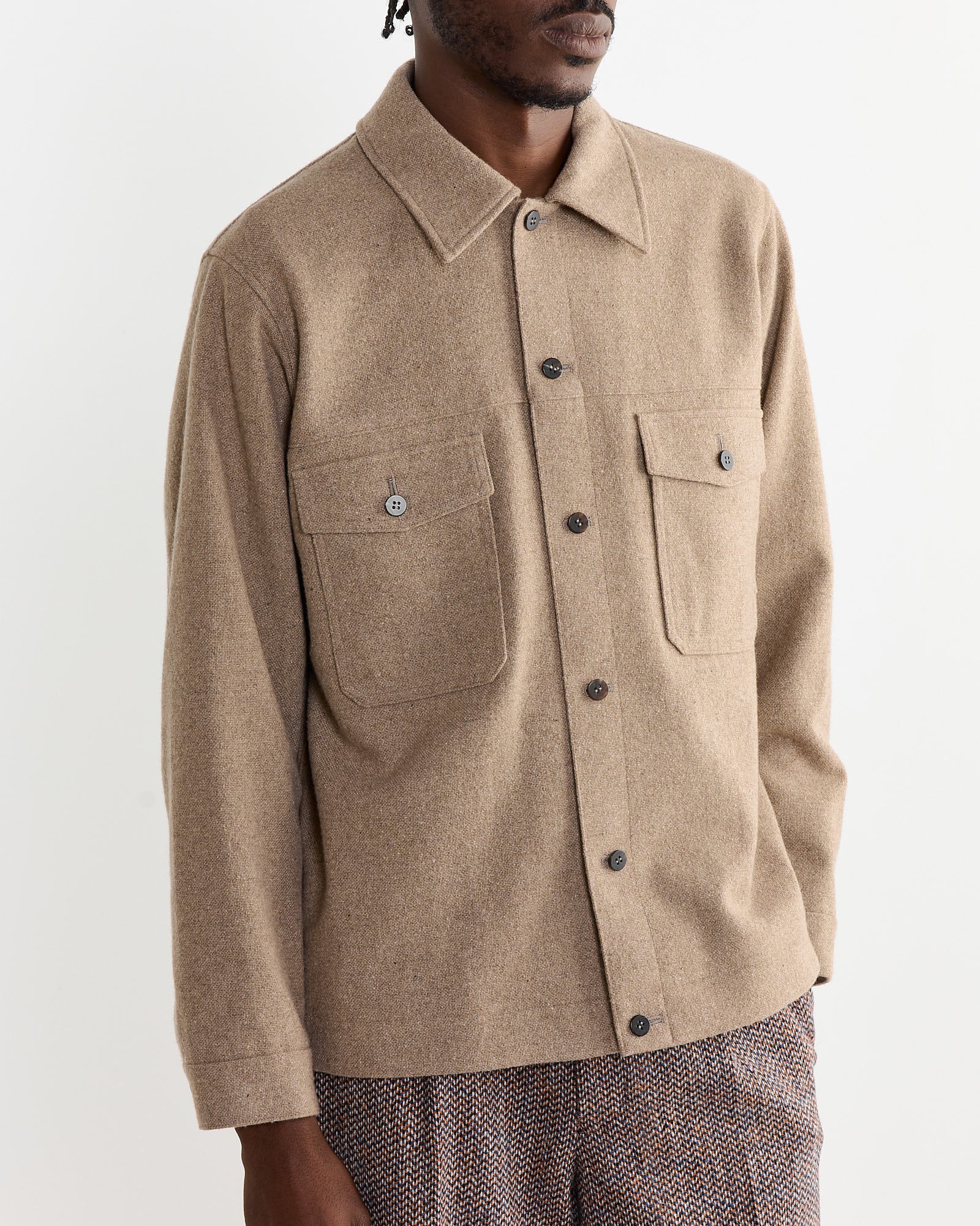 Cale Cashmere Jacket Natural Beige - Natural Beige / 4 (265399)