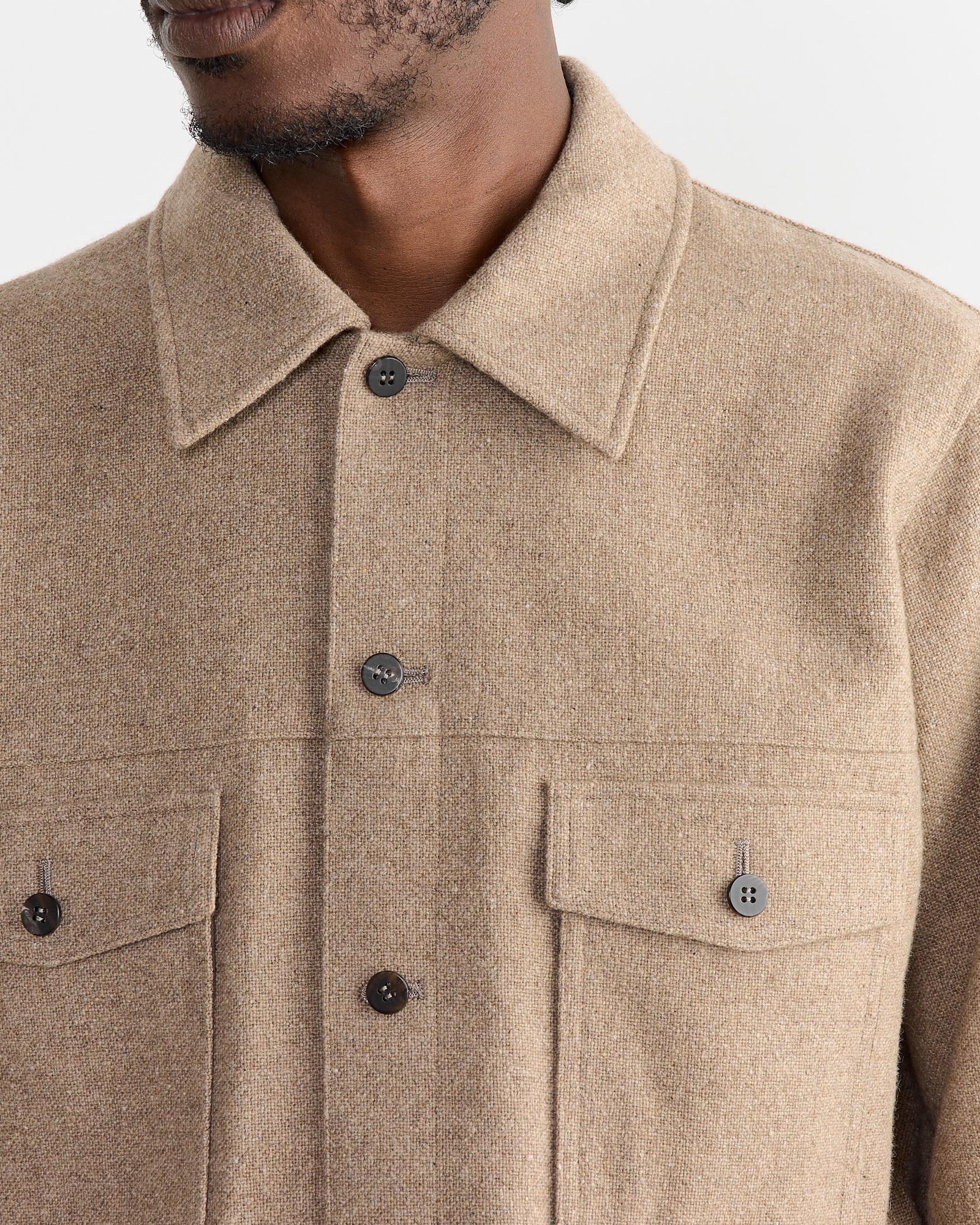 Cale Cashmere Jacket Natural Beige - Natural Beige / 4 (265399)