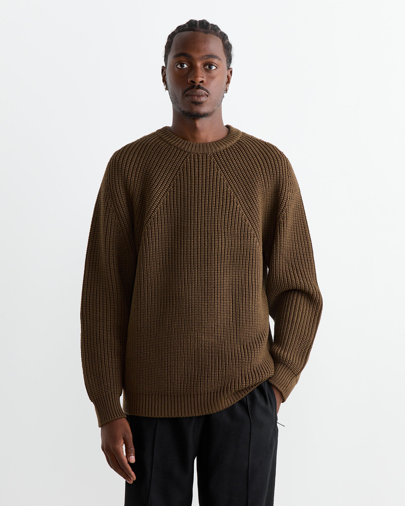 Batoner Signature Crew Neck Olive - Olive / 3 (265548)