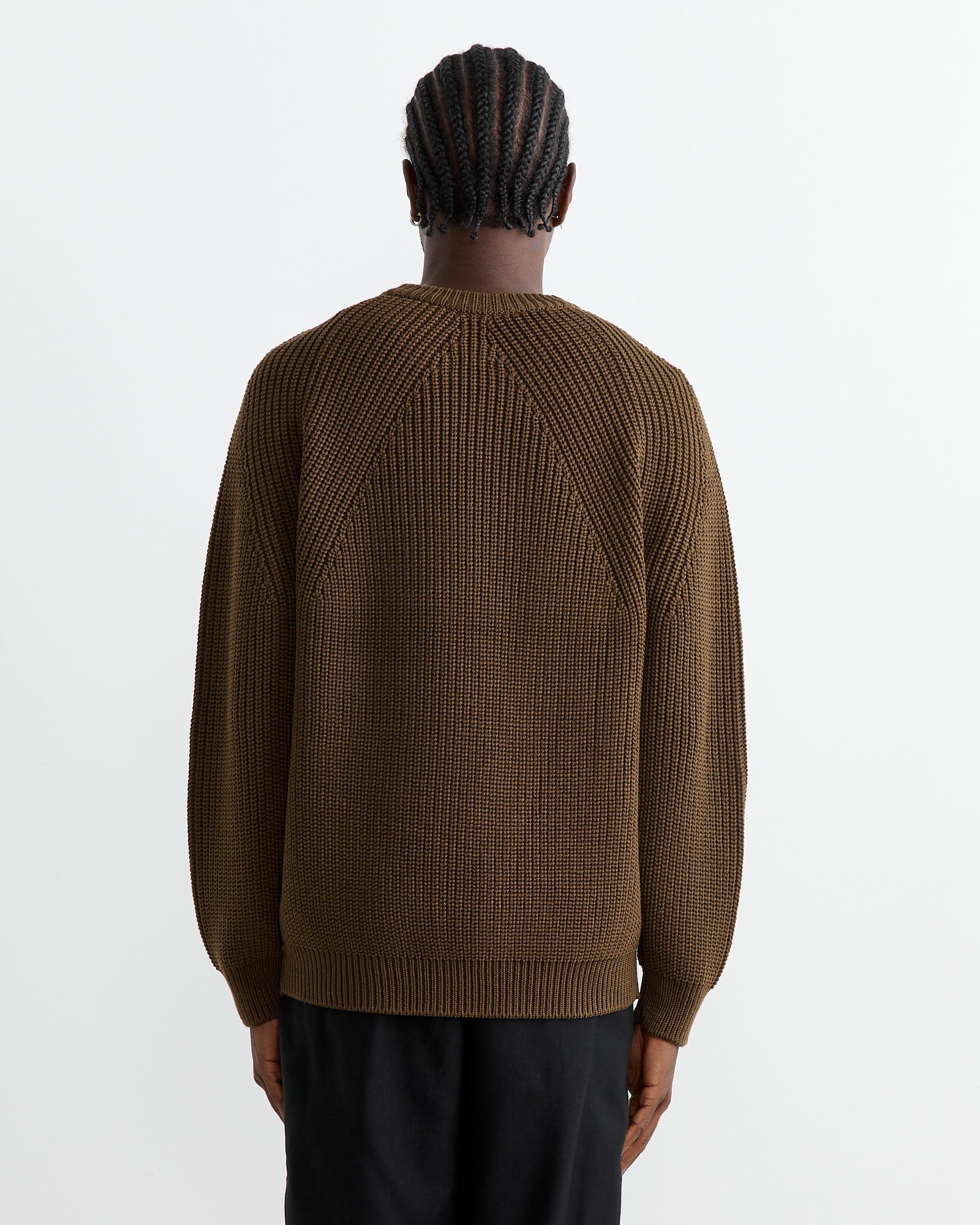 Signature Crew Neck in Olive