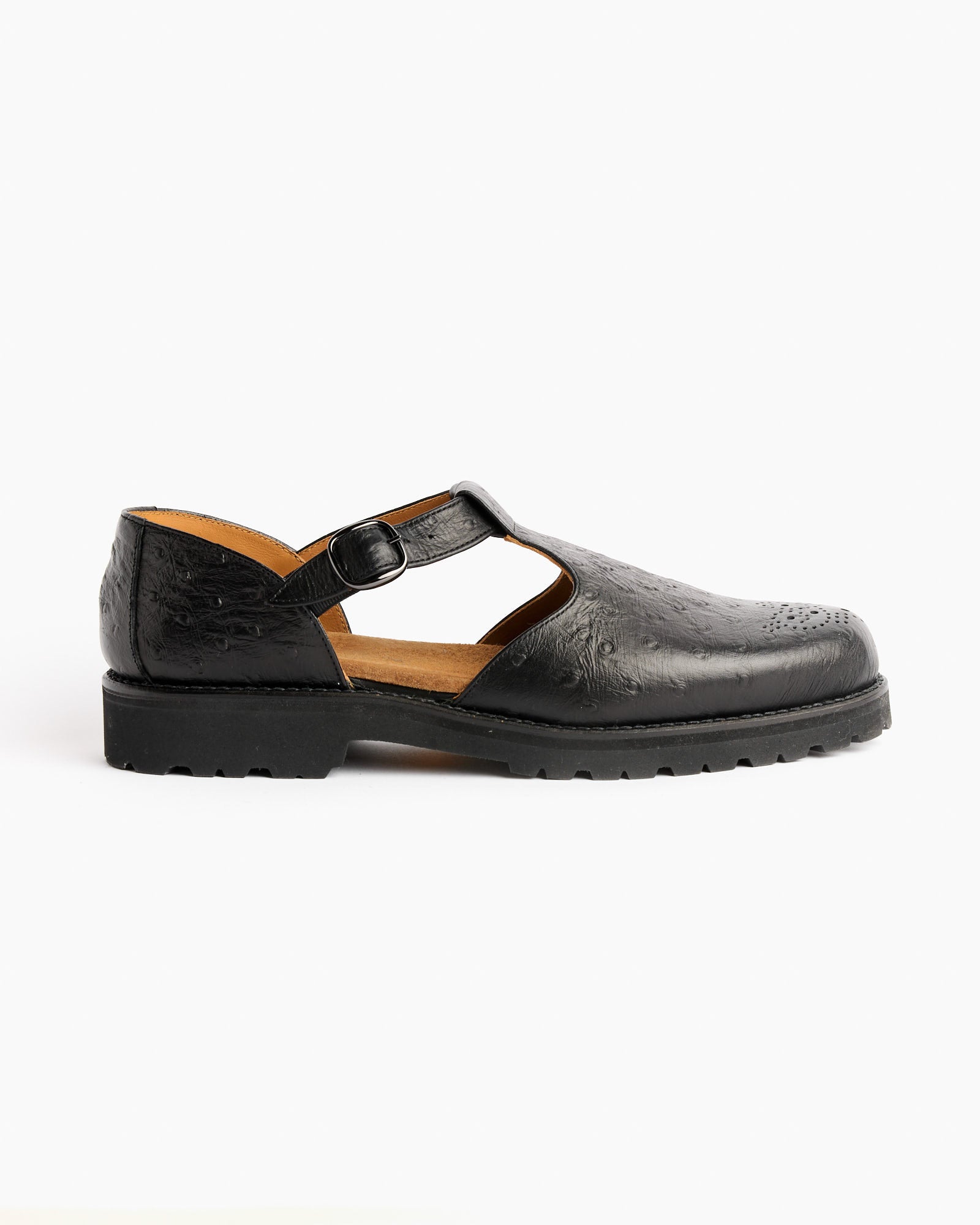 Sillage Gurkha Shoes Ostrich Black - Ostrich Black / 27 (265559)