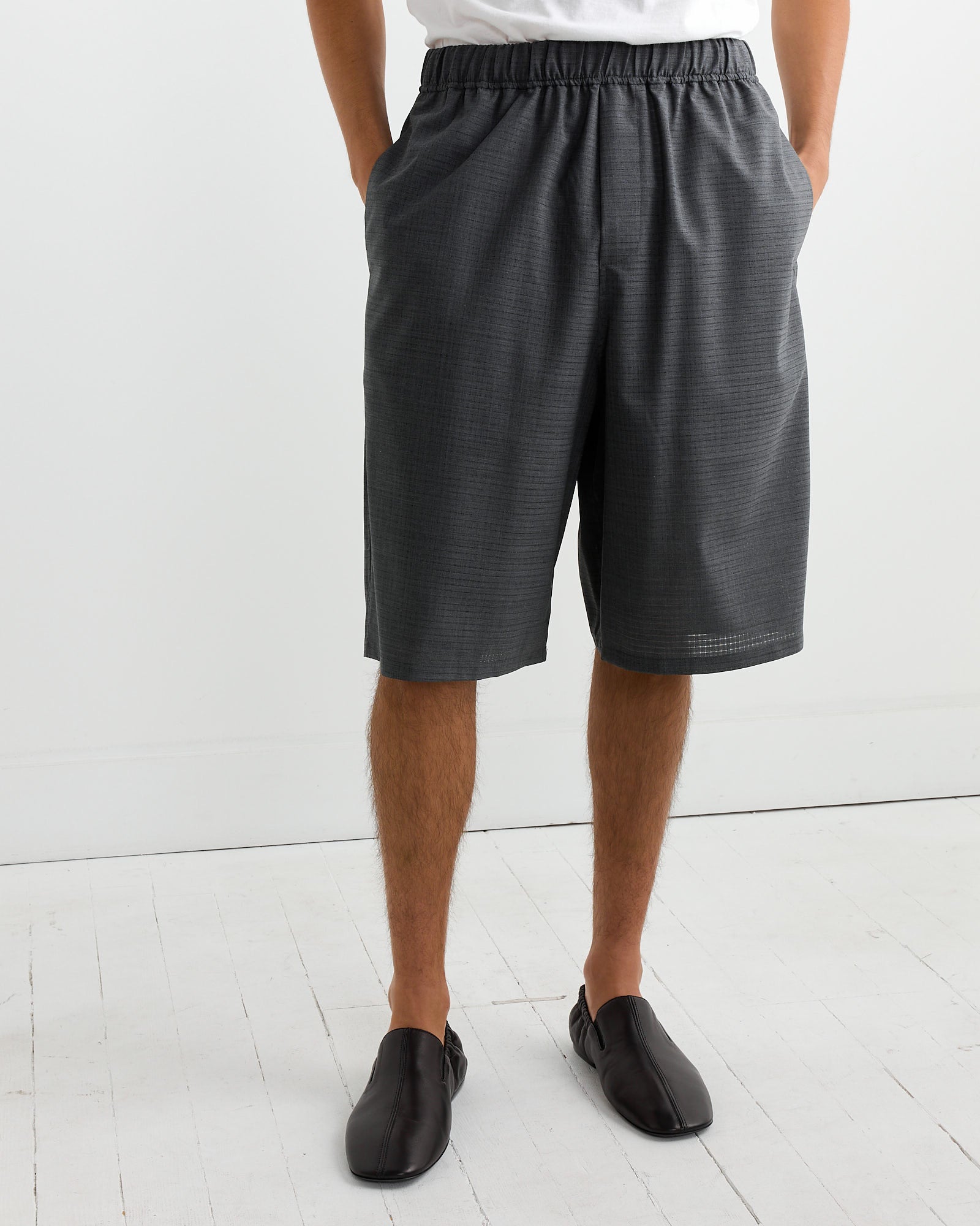 City Short in Air Mesh Grey