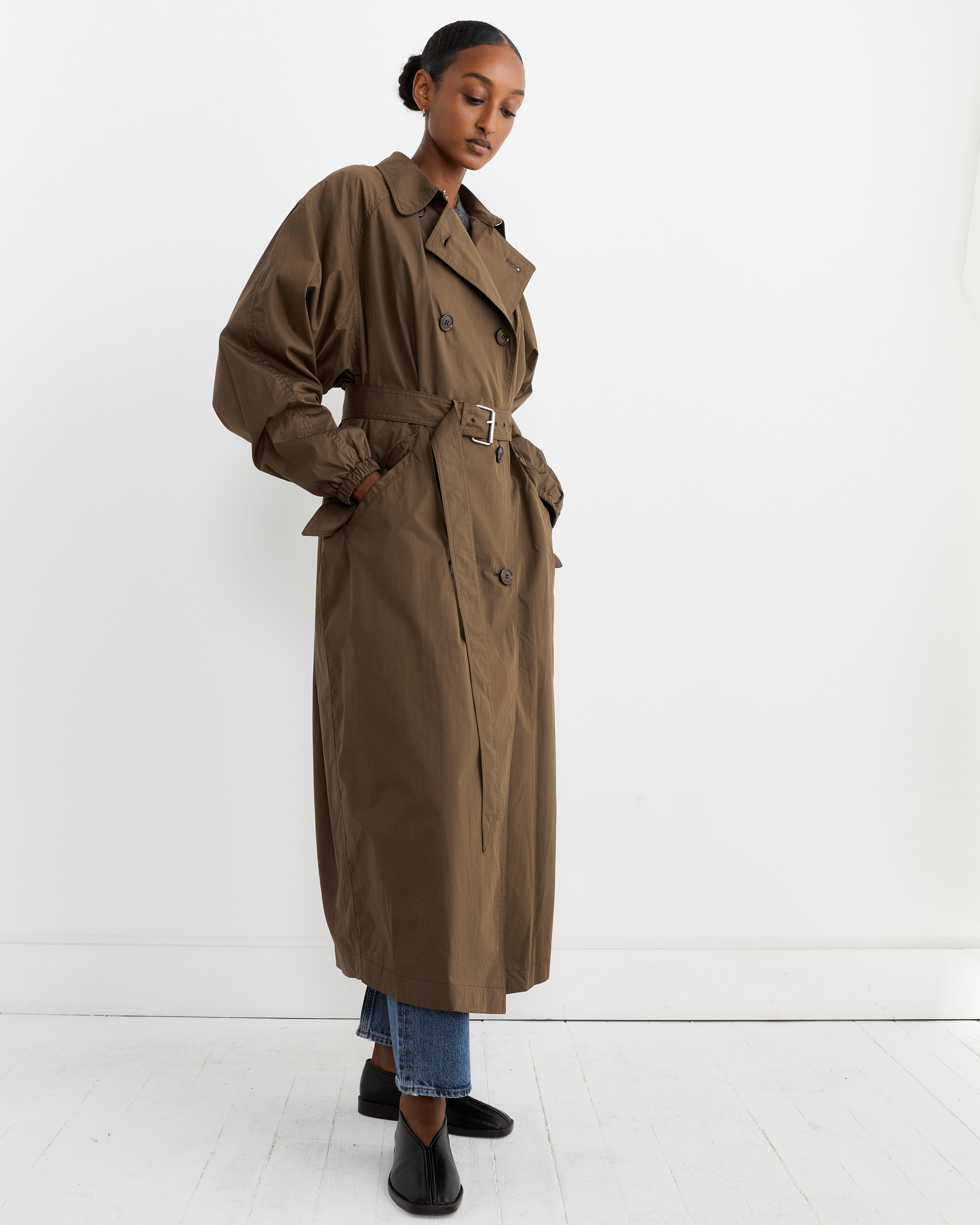 Cacilda Coat in Khaki