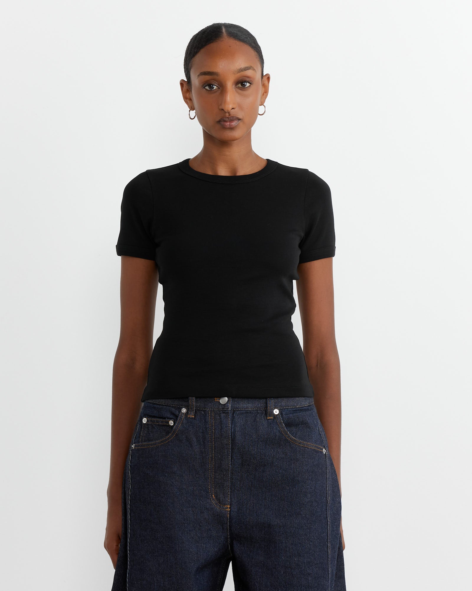 FLORE FLORE Car Tee Black - Black / XS (265622)