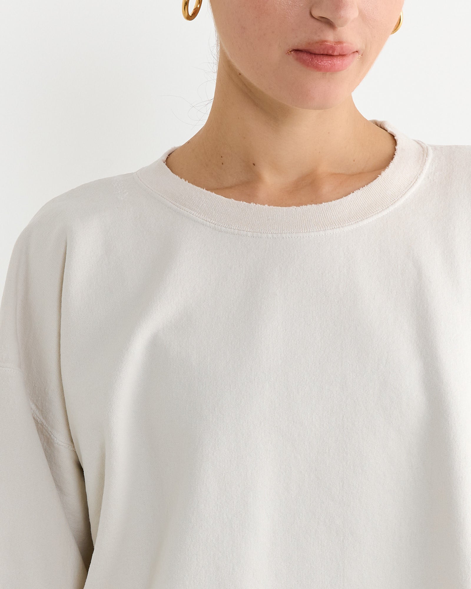 Rachel Comey Fond Sweatshirt Dirty White - Dirty White / XS/S (265671)