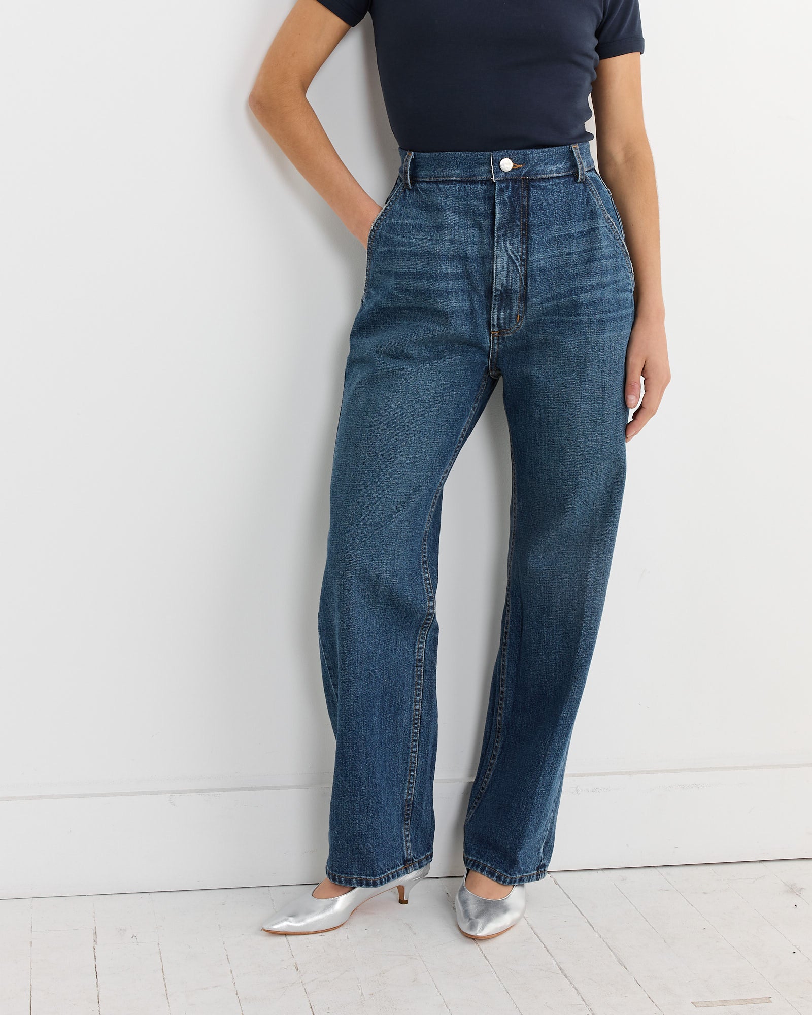 Rachel Comey Presley Pant Vintage Indigo - Vintage Indigo / 2 (265689)