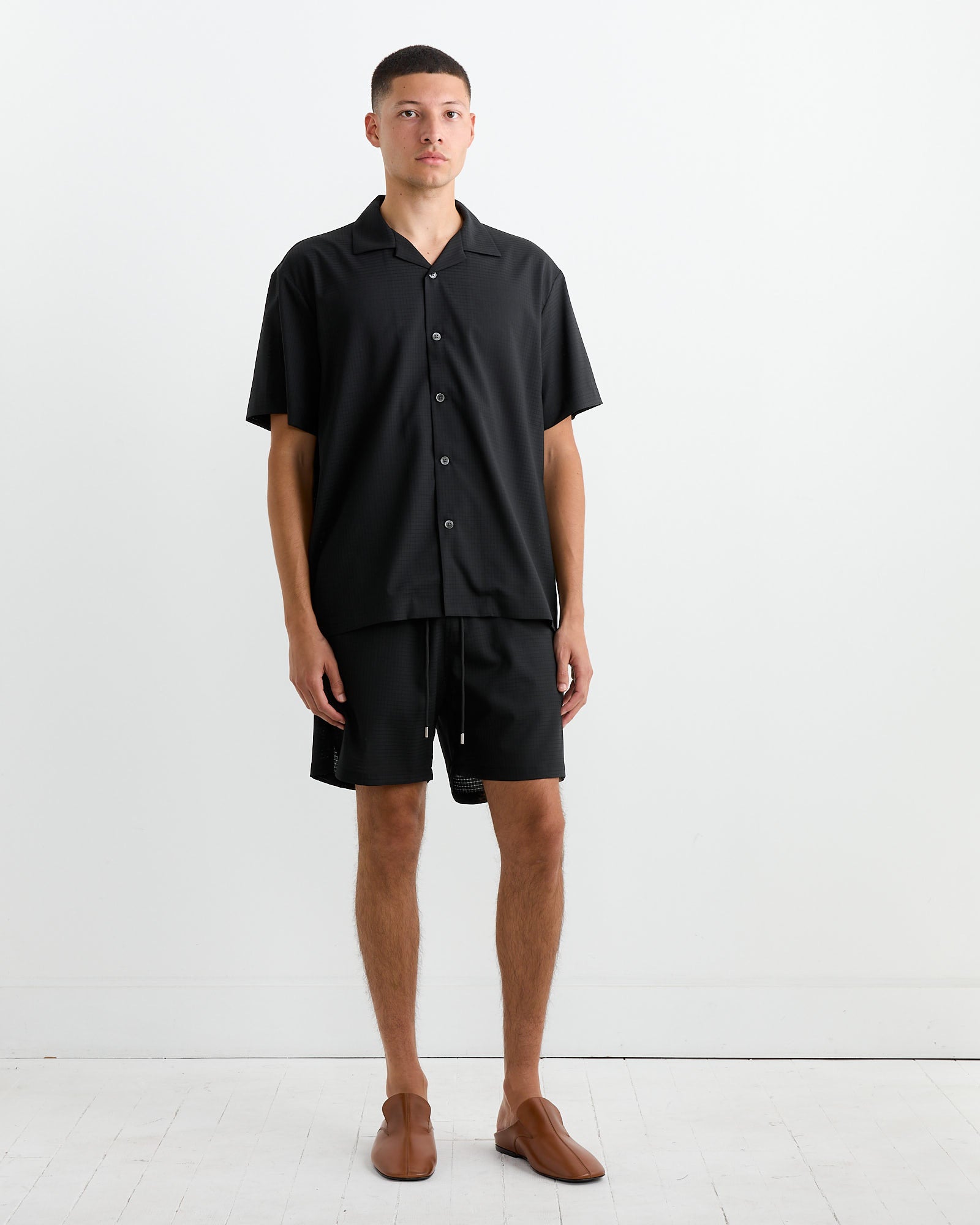 Haus Shirt in Air Mesh Black - Air Mesh Black / M (265742)