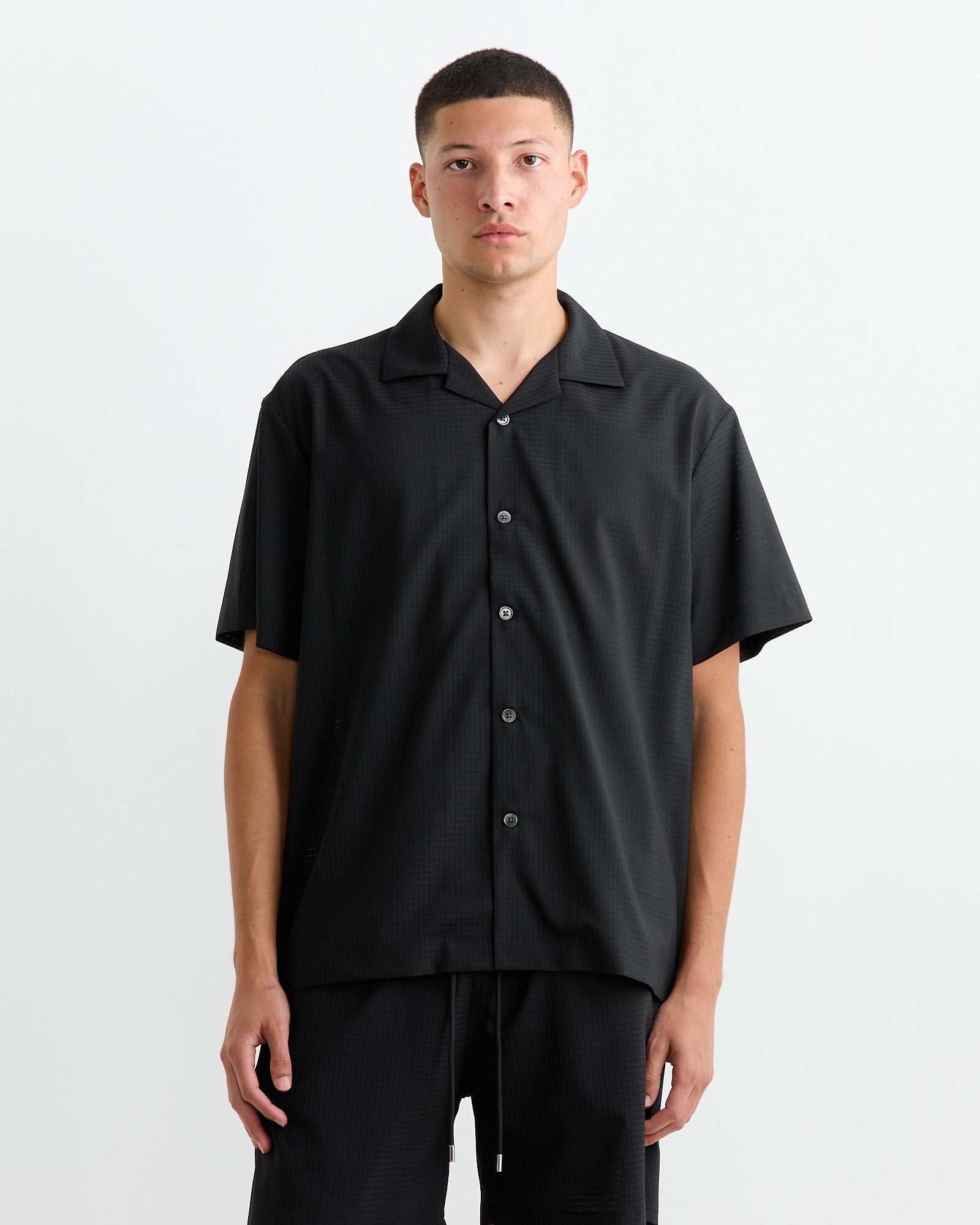 Haus Shirt in Air Mesh Black