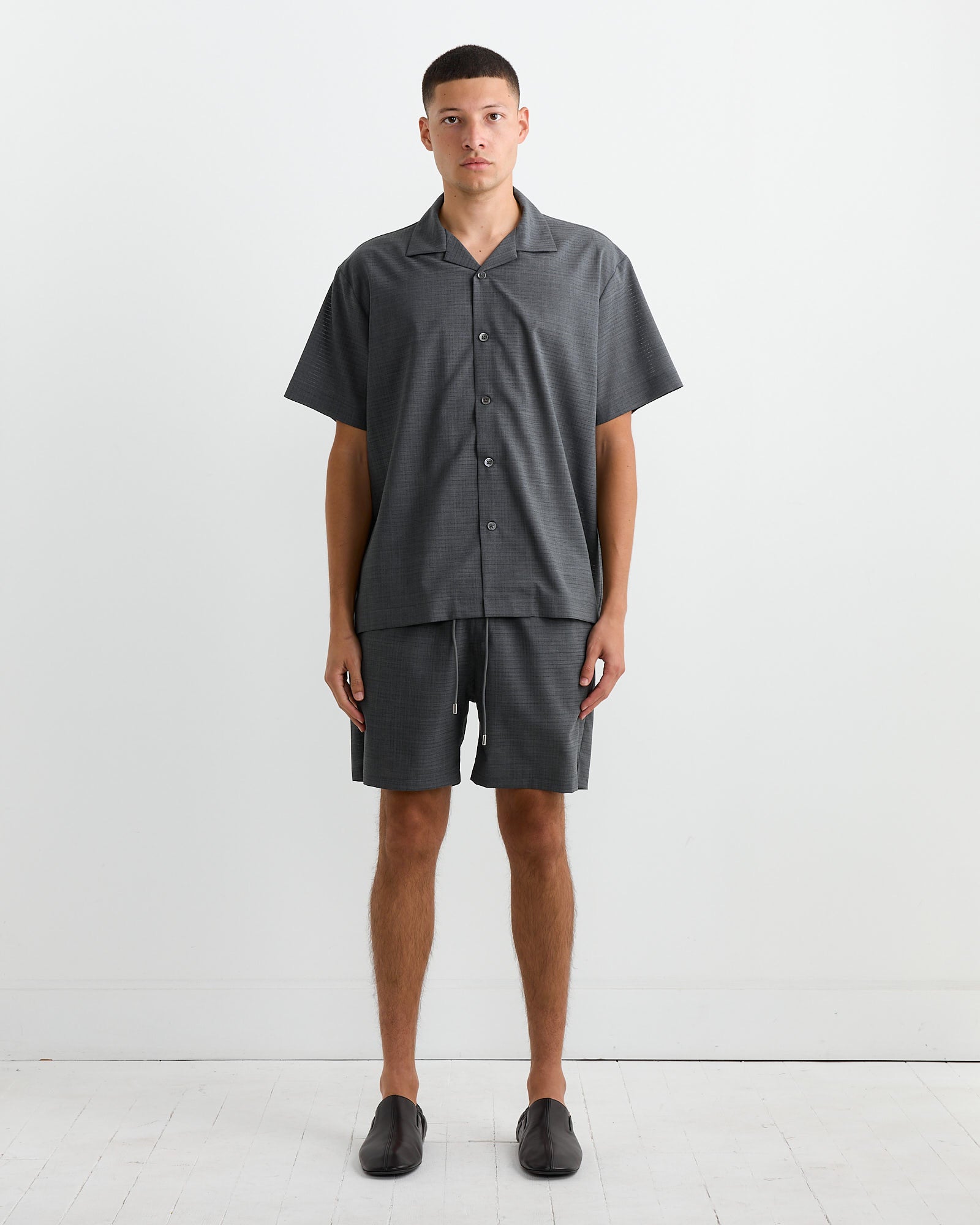 Haus Shirt in Air Mesh Grey