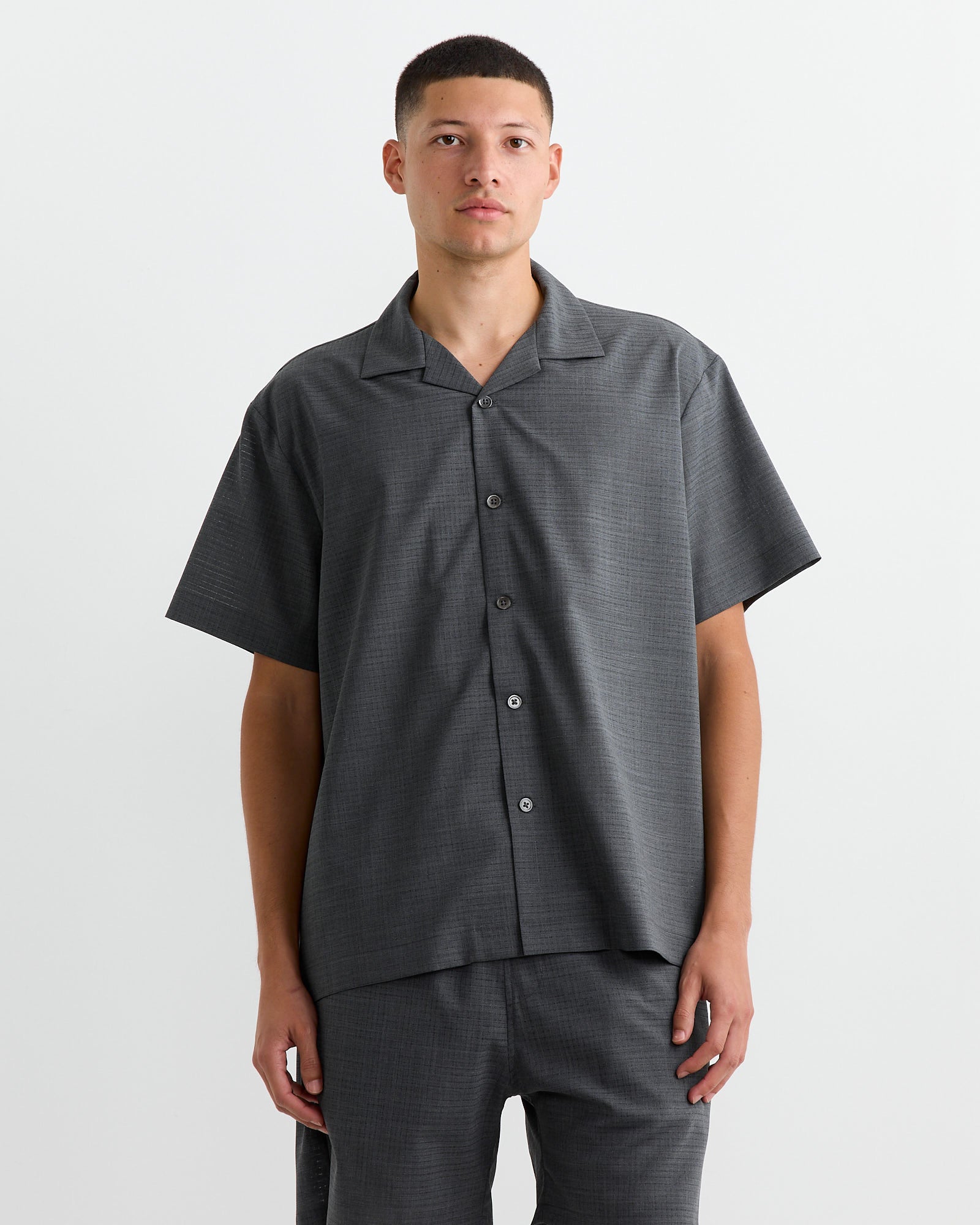 Haus Shirt in Air Mesh Grey