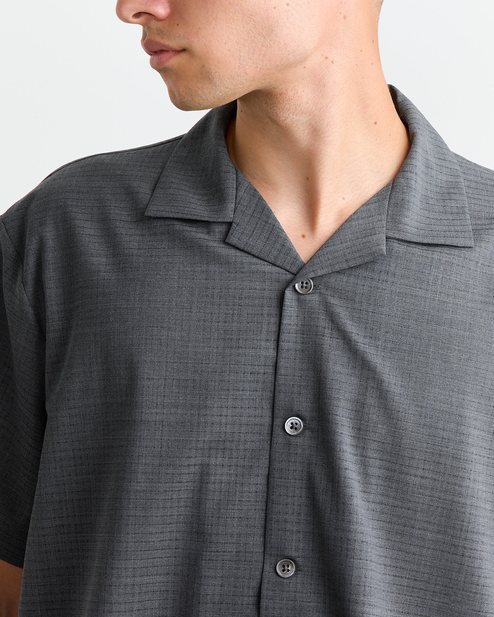 Haus Shirt in Air Mesh Grey