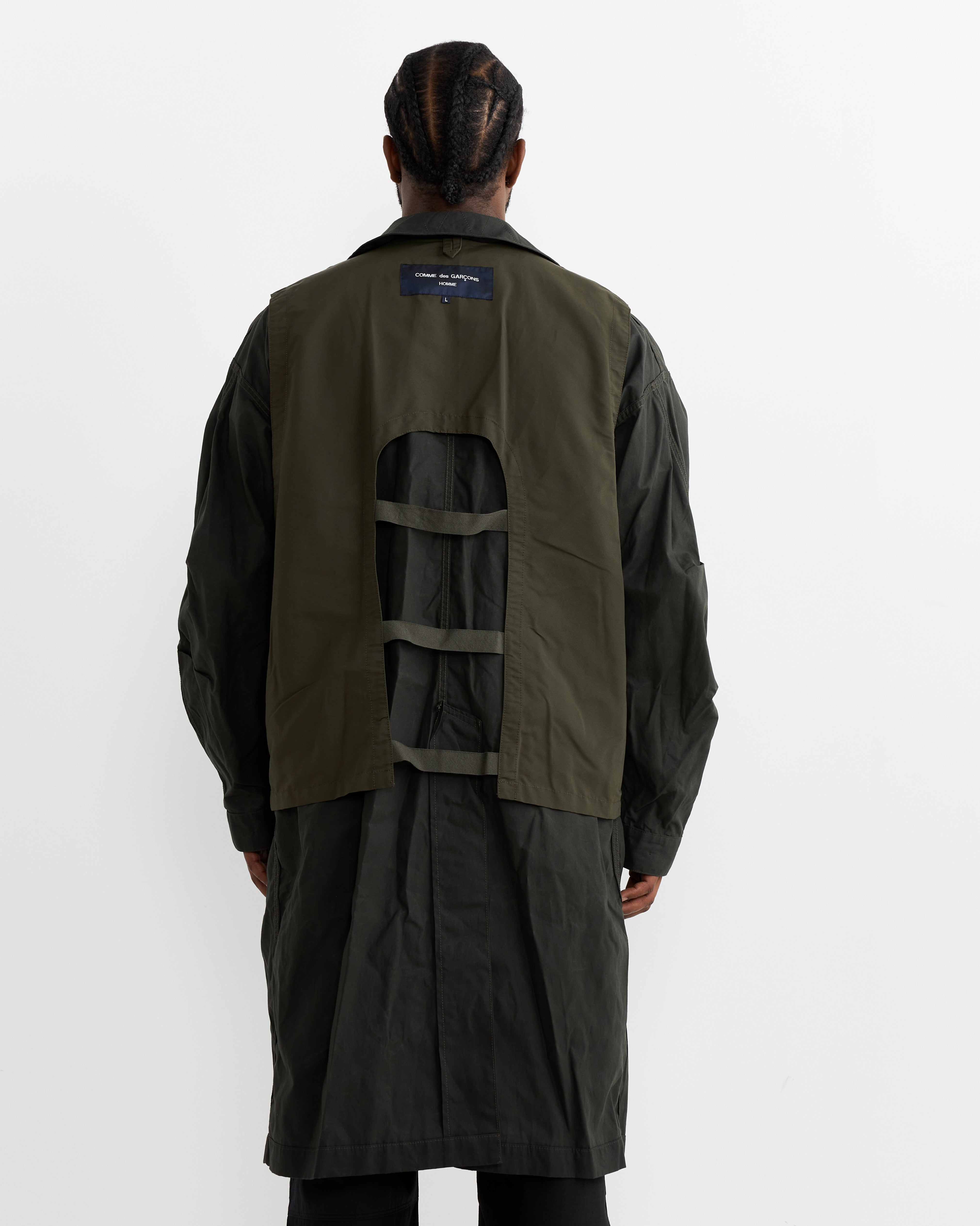 Comme Des Garçons C009 Coat Khaki - Khaki / M (265779)