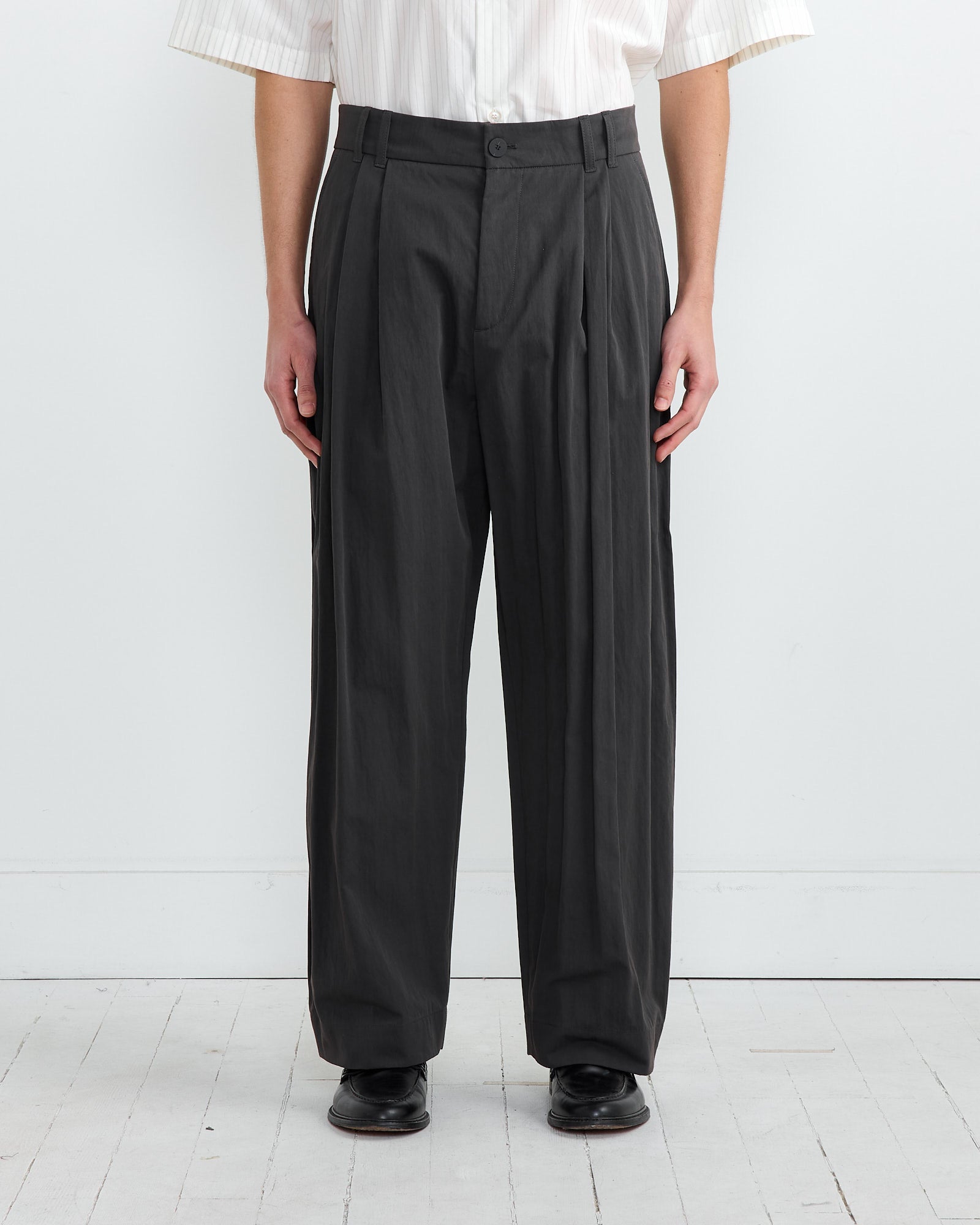 Studio Nicholson Yale Pant Oil - Oil / L (266094)