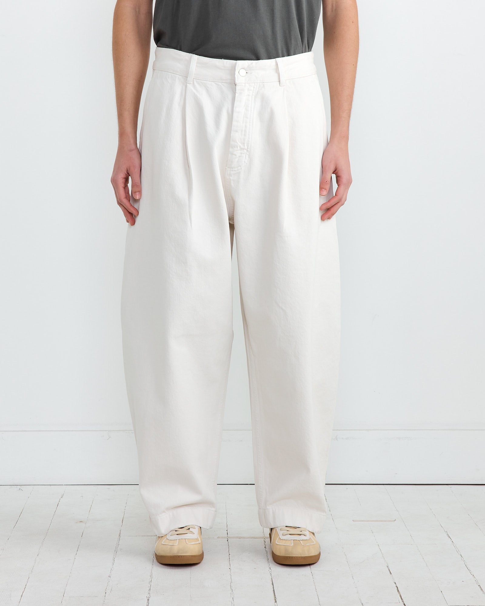 Studio Nicholson Bridges Pant Ice - Ice / L (266098)