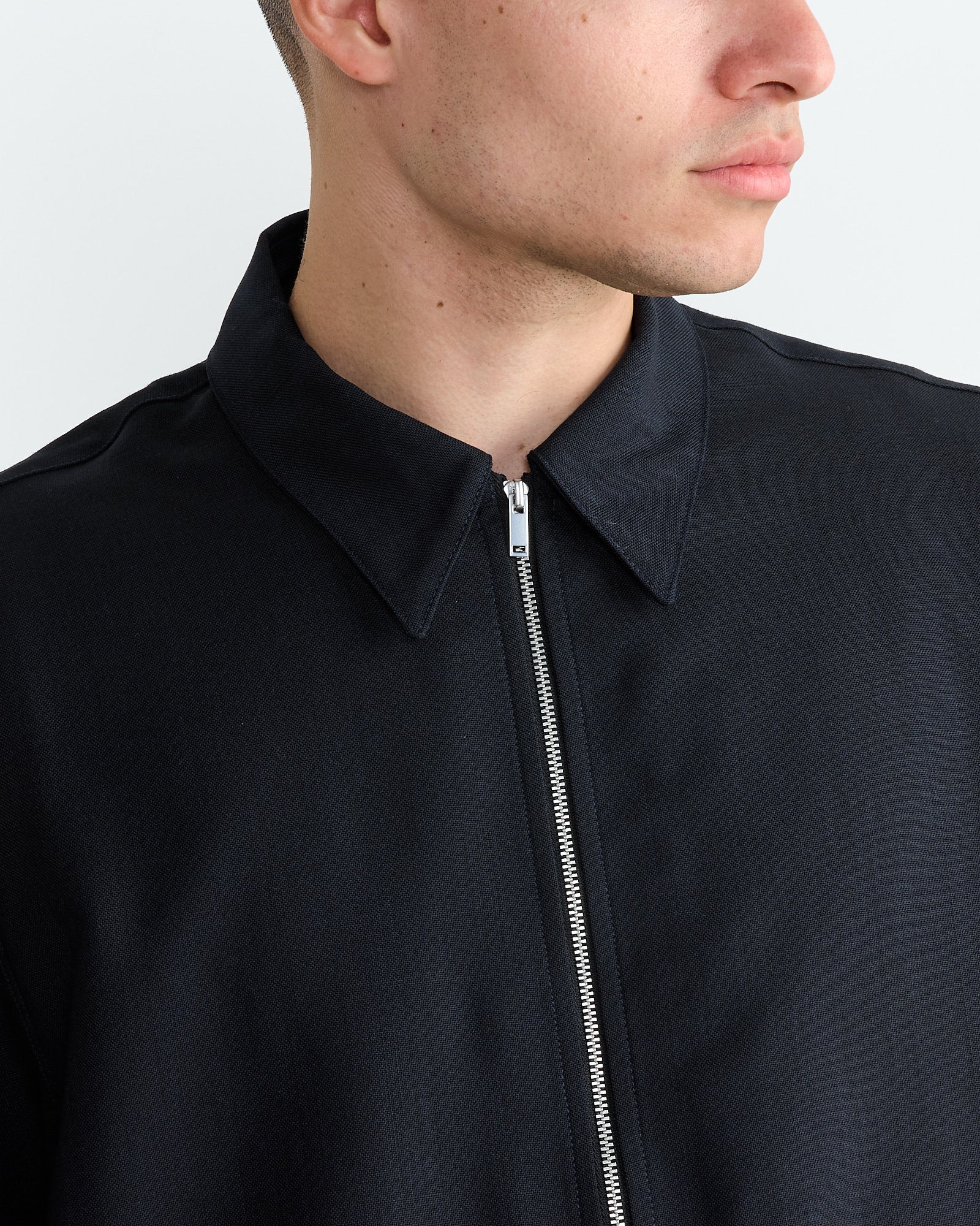 Studio Nicholson Method Shirt Darkest Navy - Darkest Navy / L (266110)