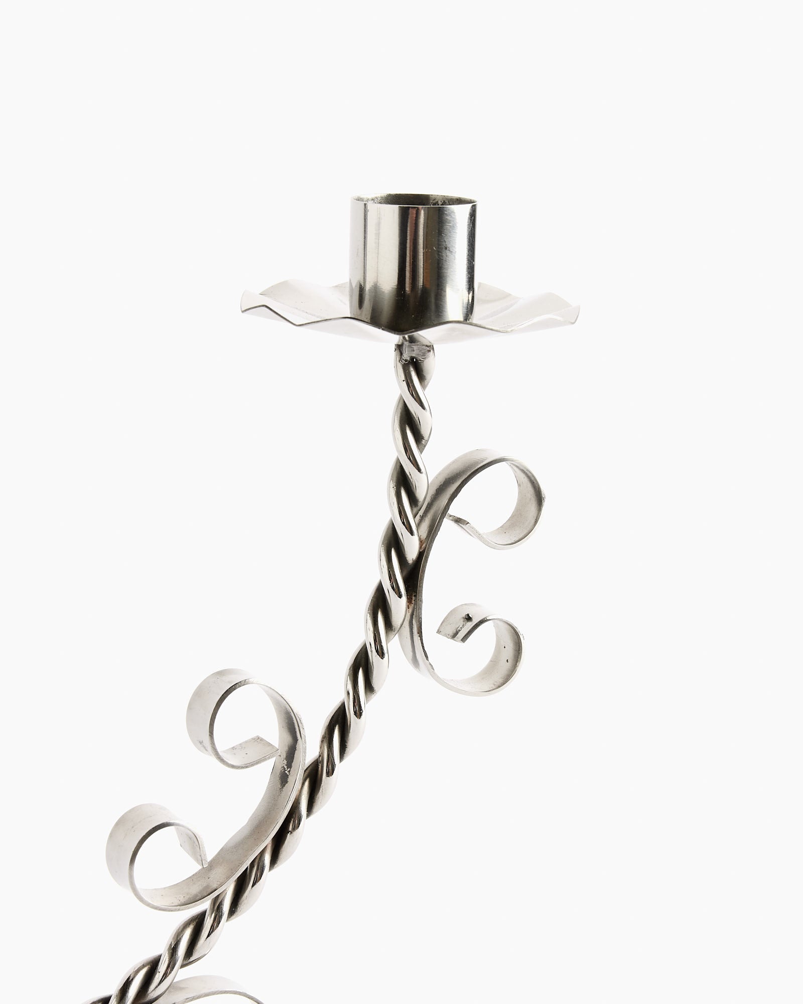 Sophie Lou Jacobsen Twist Candleholder - Nickel Plated Steel - Default Title (266221)