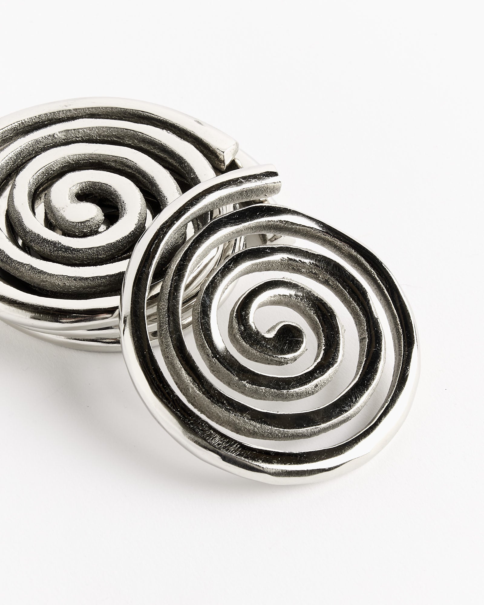 Sophie Lou Jacobsen Spiral Coasters (Set of 4) - Nickel Plated Cast Aluminum - Default Title (266222)