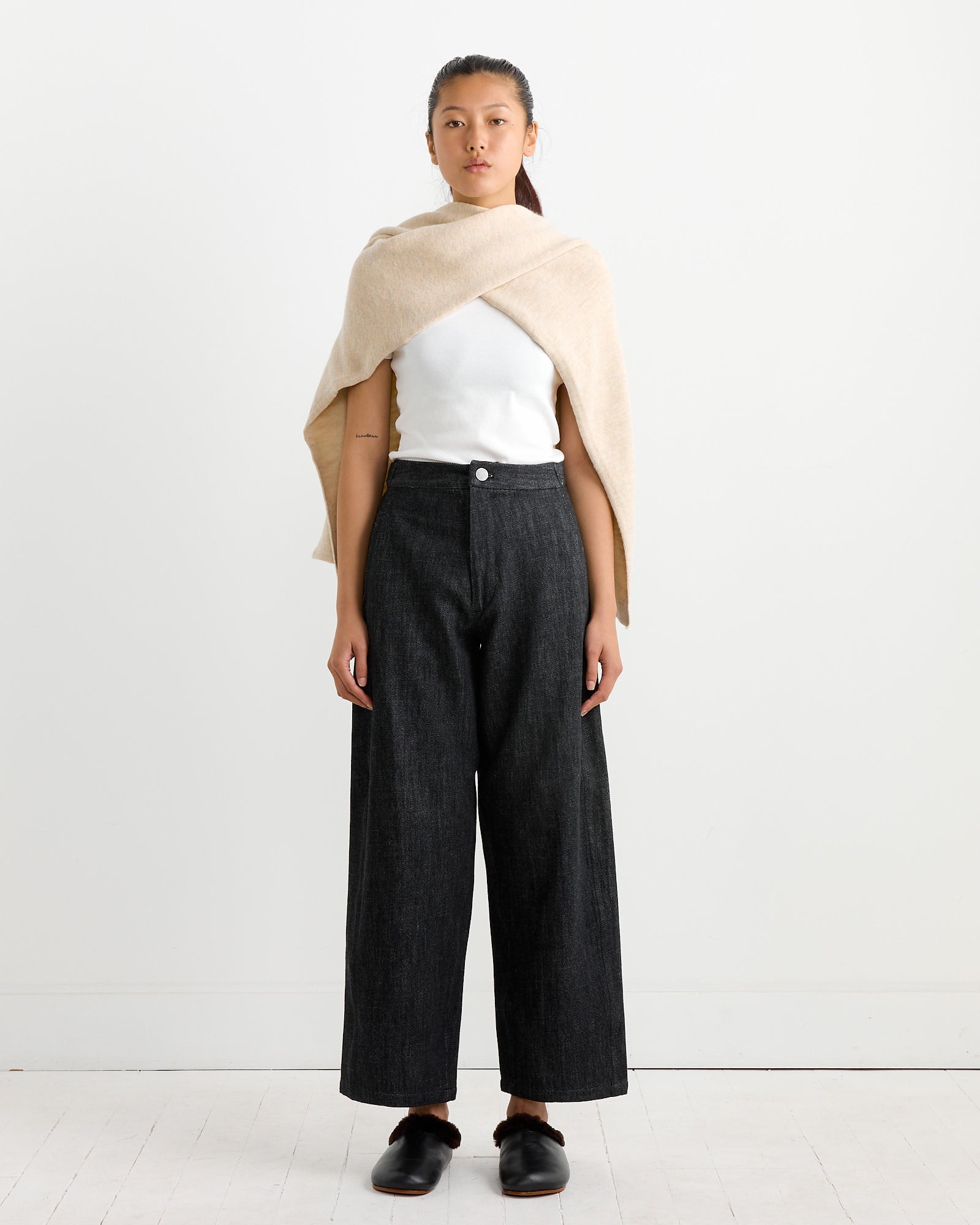 Lauren Manoogian Sleeves Wrap - Ecru - OS - Default Title (266374)