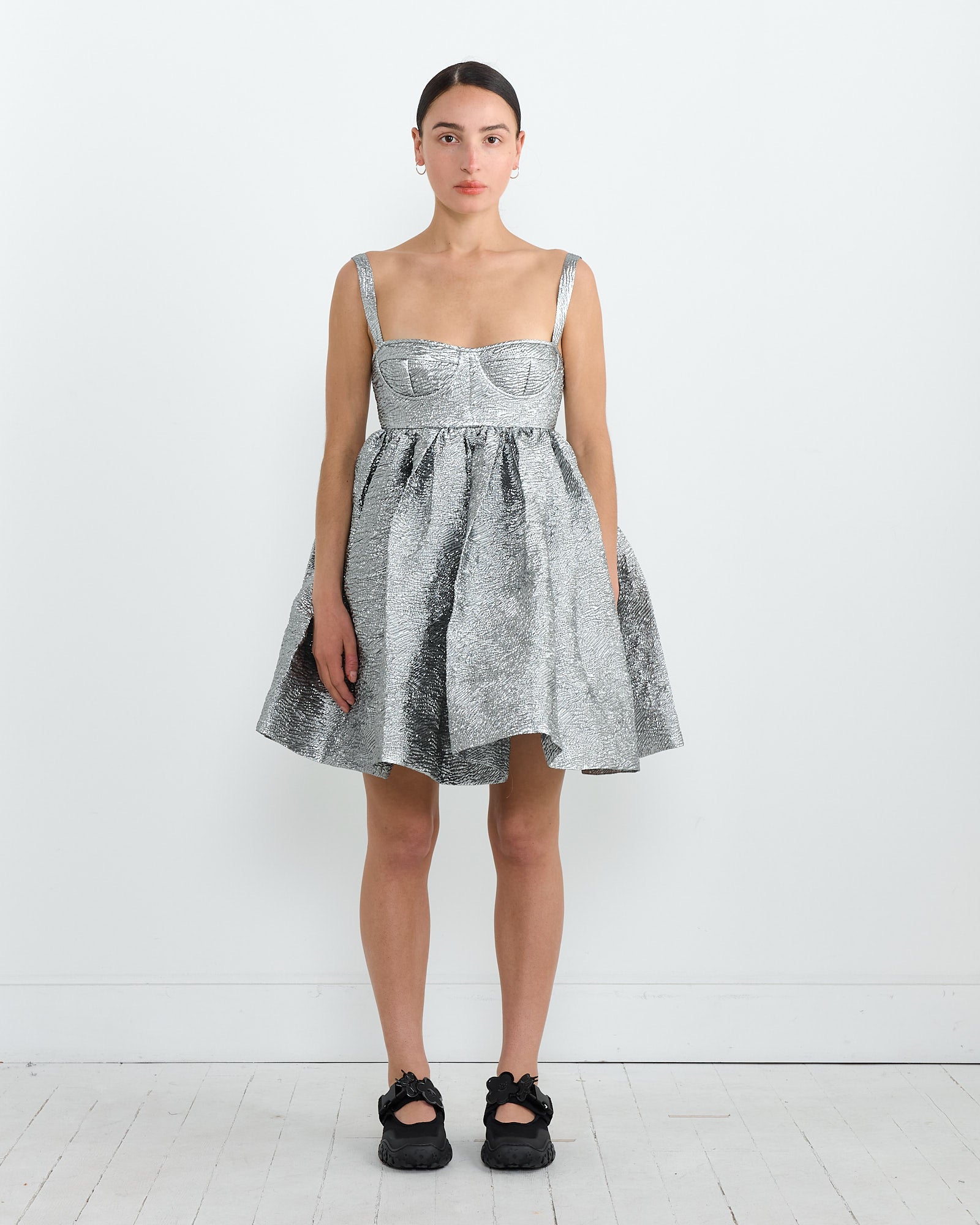 Cecilie Bahnsen Onique Dress Silver - Silver / 8 (266519)