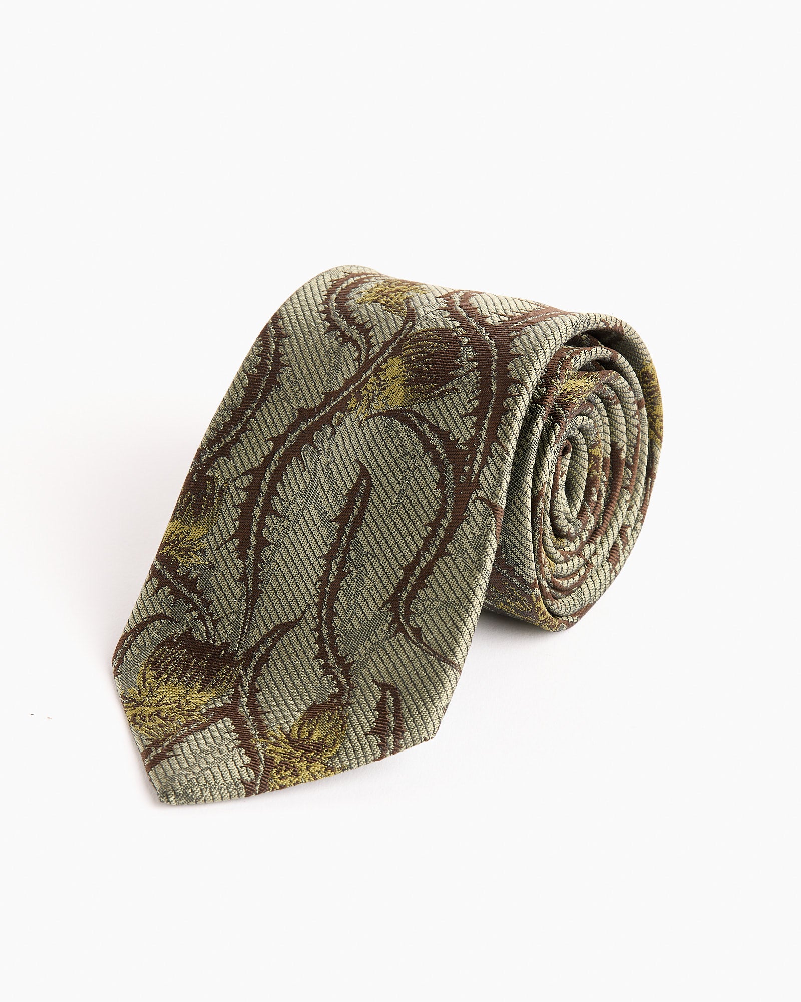 Printed Tie in Khaki - Default Title (266879)