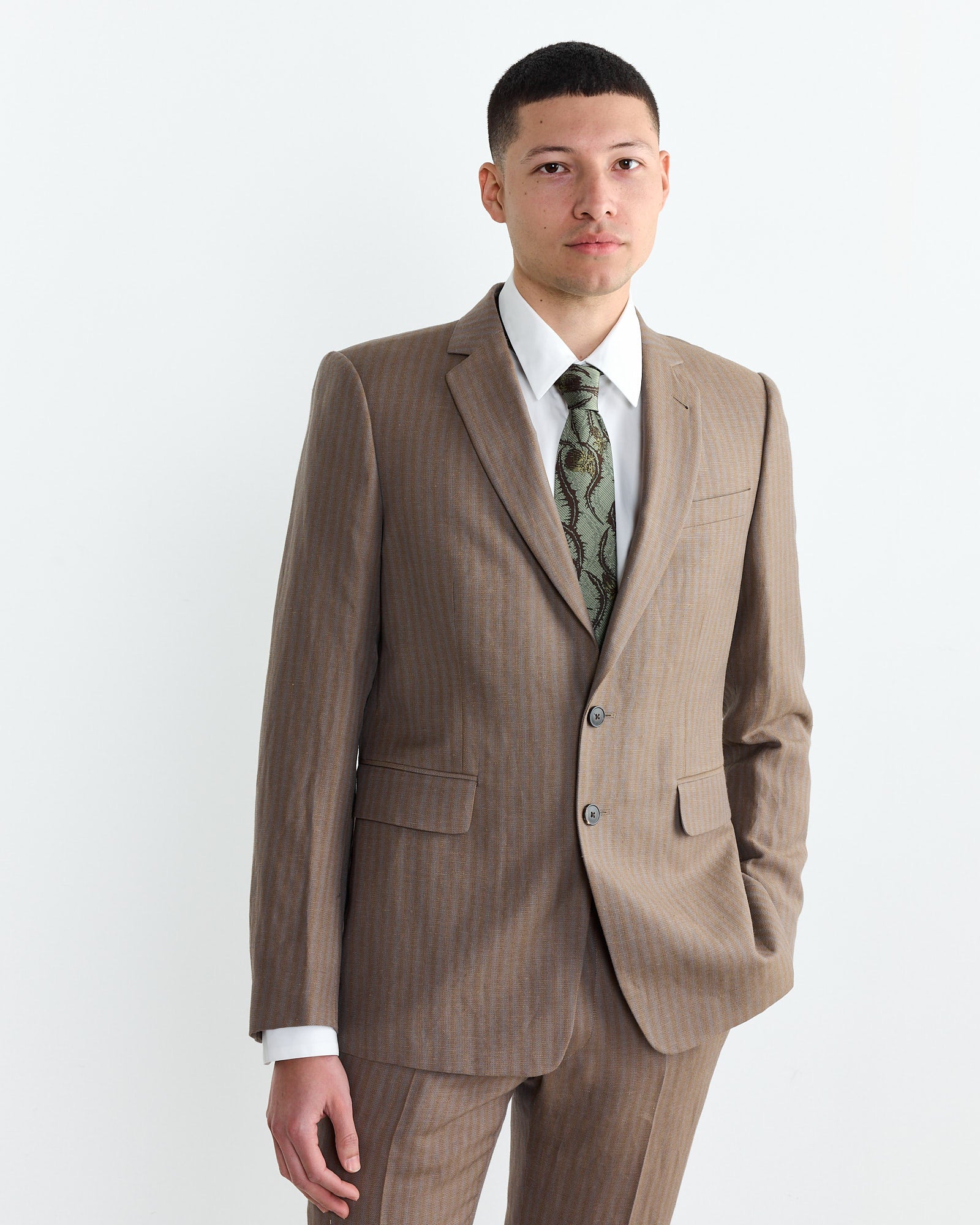 Dries Van Noten Kayne 1307 Suit Tan - Tan / 48 (266898)