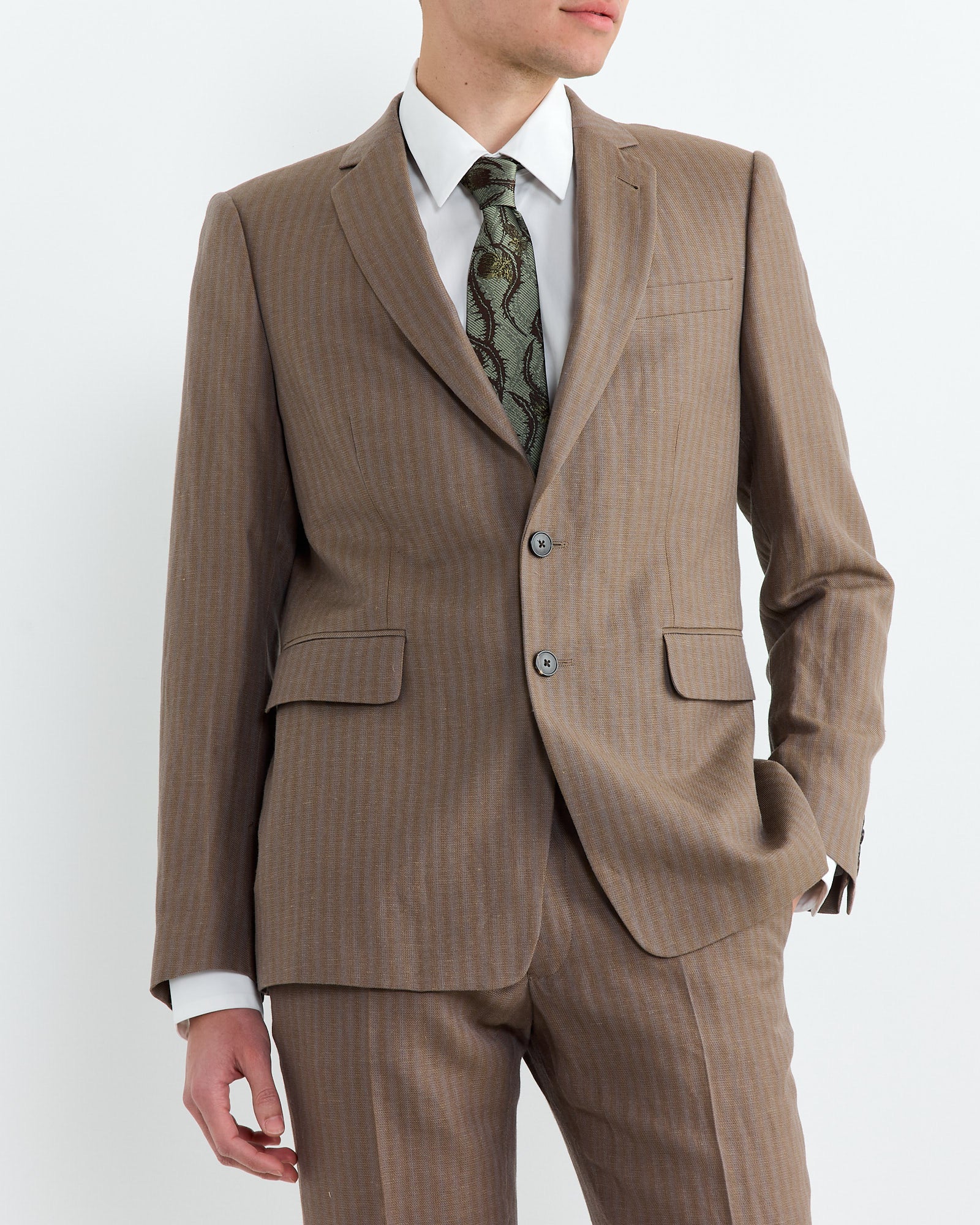 Dries Van Noten Kayne 1307 Suit Tan - Tan / 48 (266898)