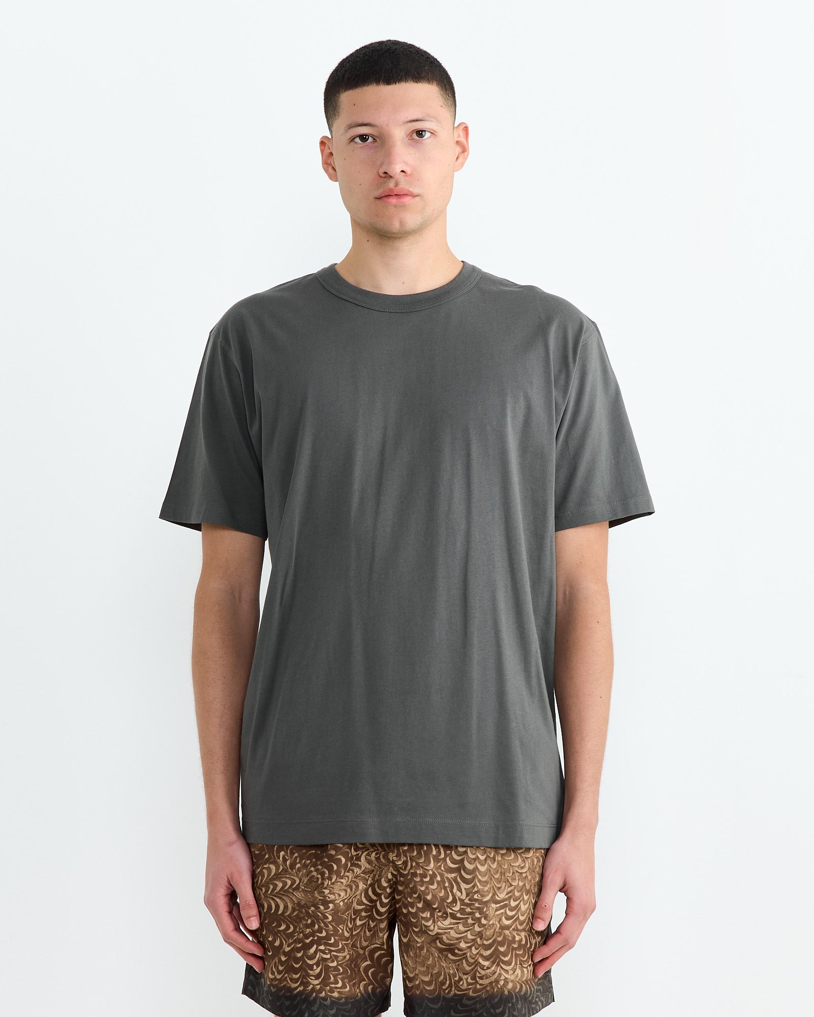 Dries Van Noten Heer 1600 T-Shirt Dark Grey - Dark Grey / M (266996)