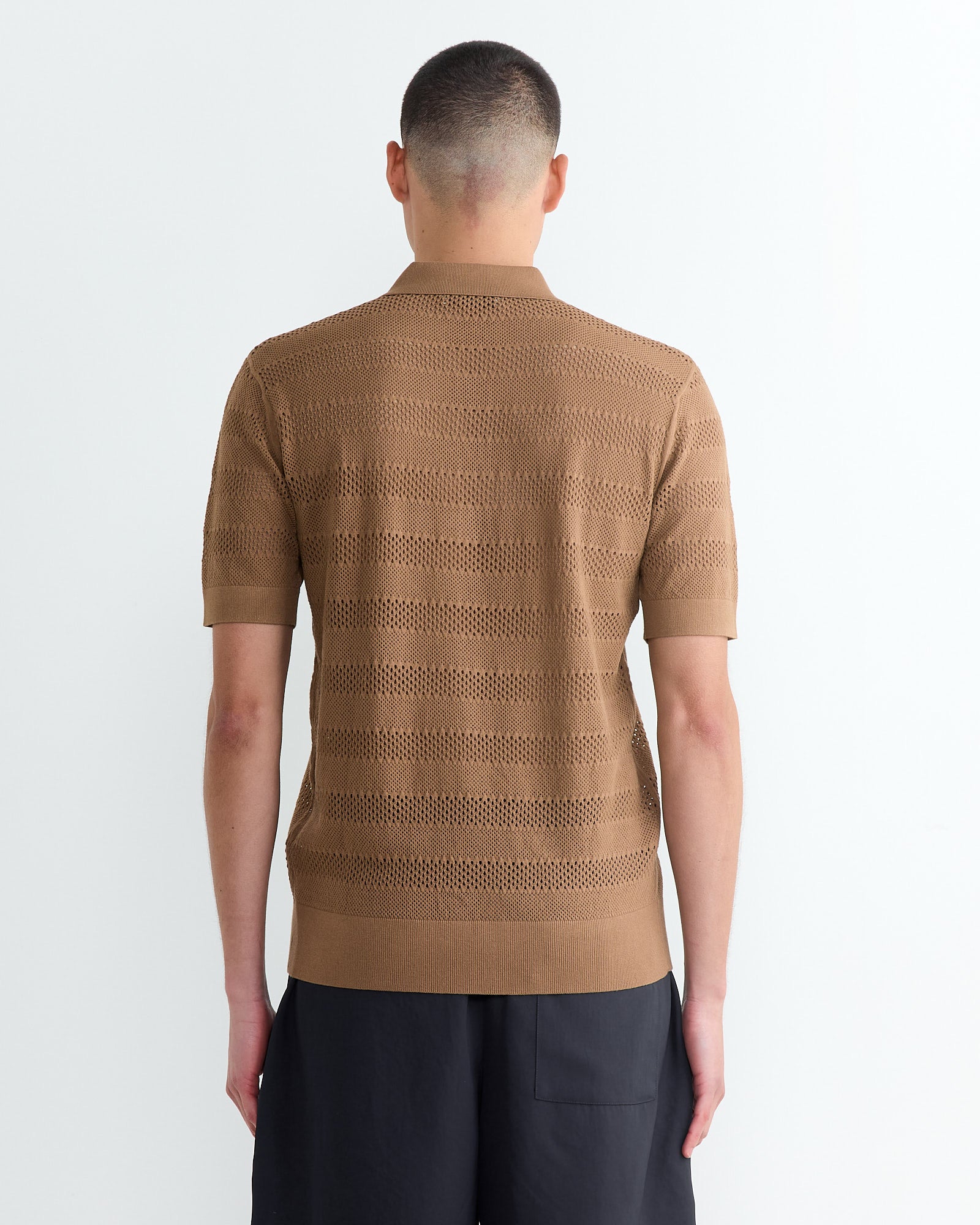 Dries Van Noten Mercy 1701 Polo Camel - Camel / L (267013)