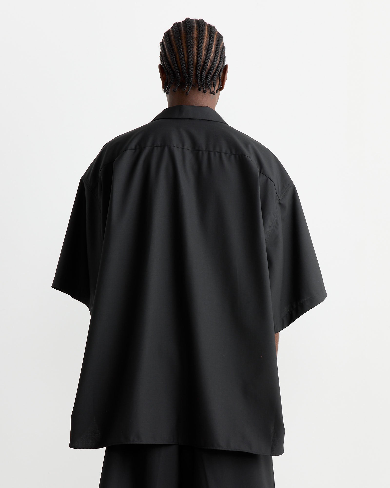 Re-Engineered Overshirt in Black