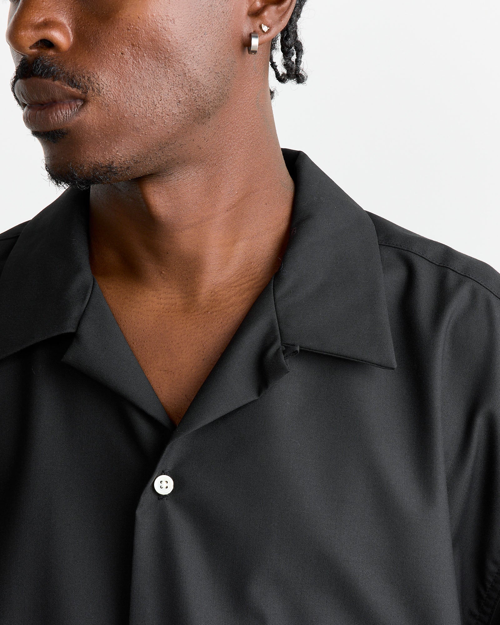 Re-Engineered Overshirt in Black