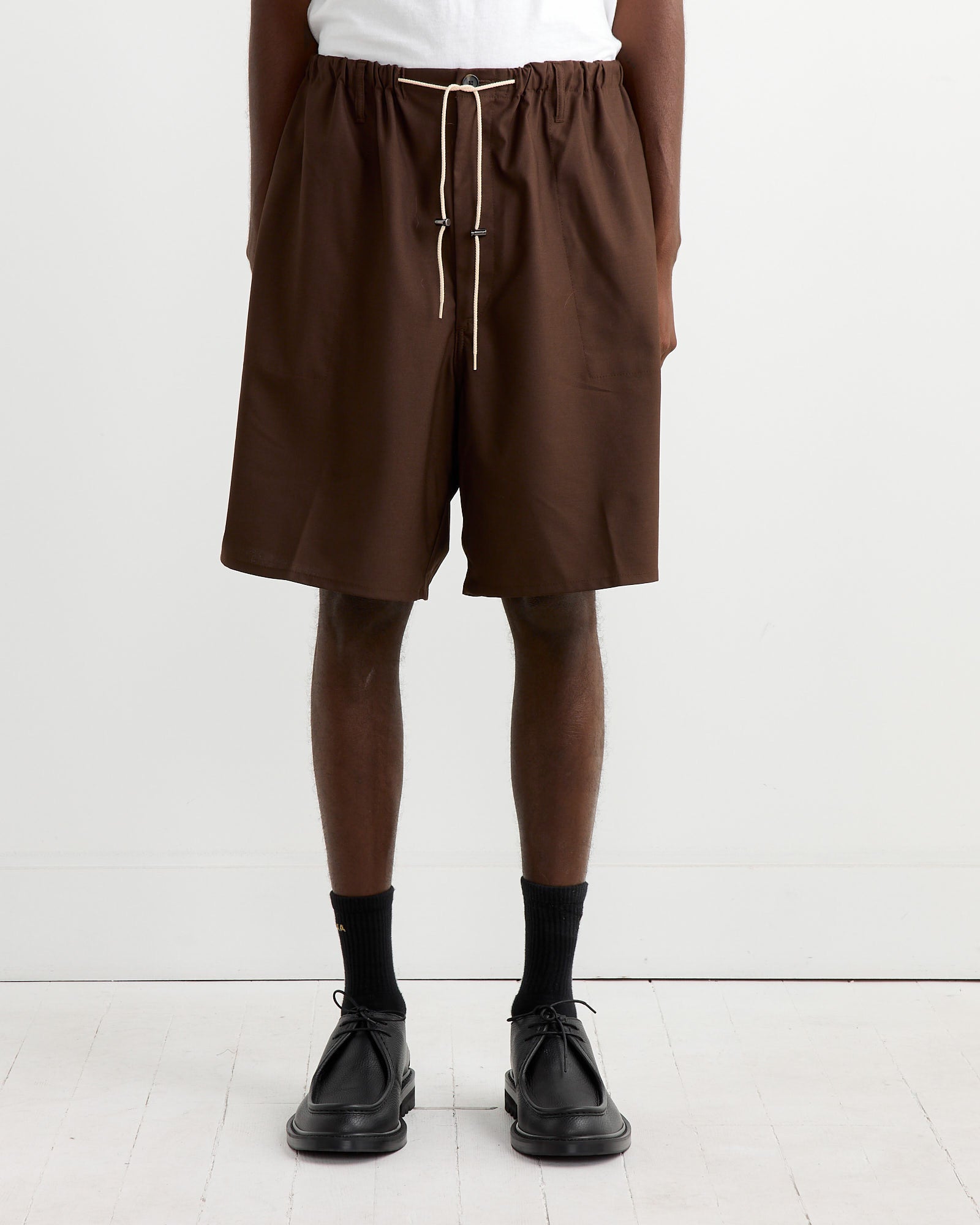 Fatigue Short Pant in Brown