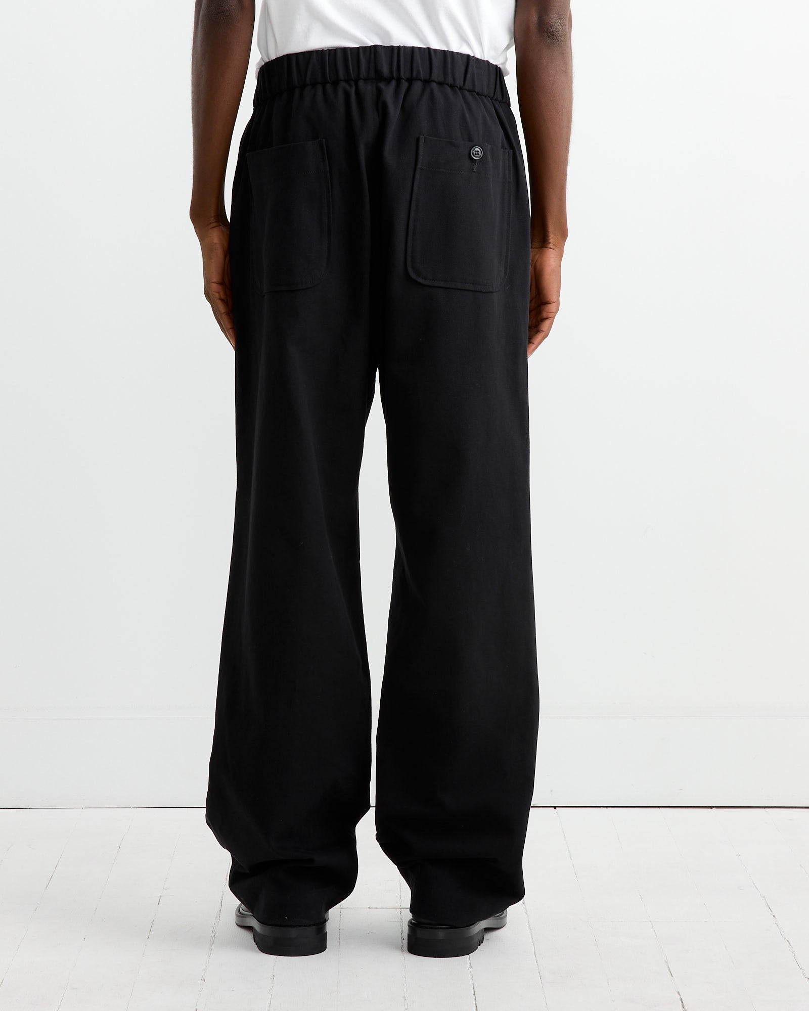 SMOCK Kogai Pant 11oz Overdyed Twill Black - 11oz Overdyed Twill Black / L (267407)