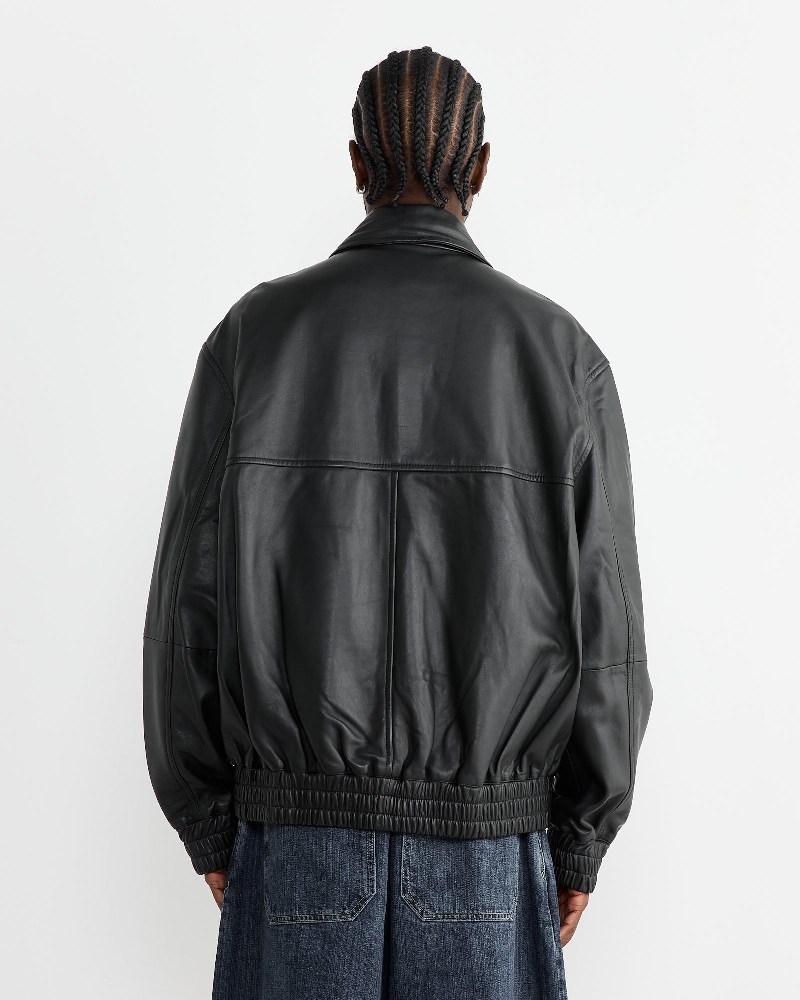 Studio Nicholson Piston Bomber Jacket Black - Black / L (268504)