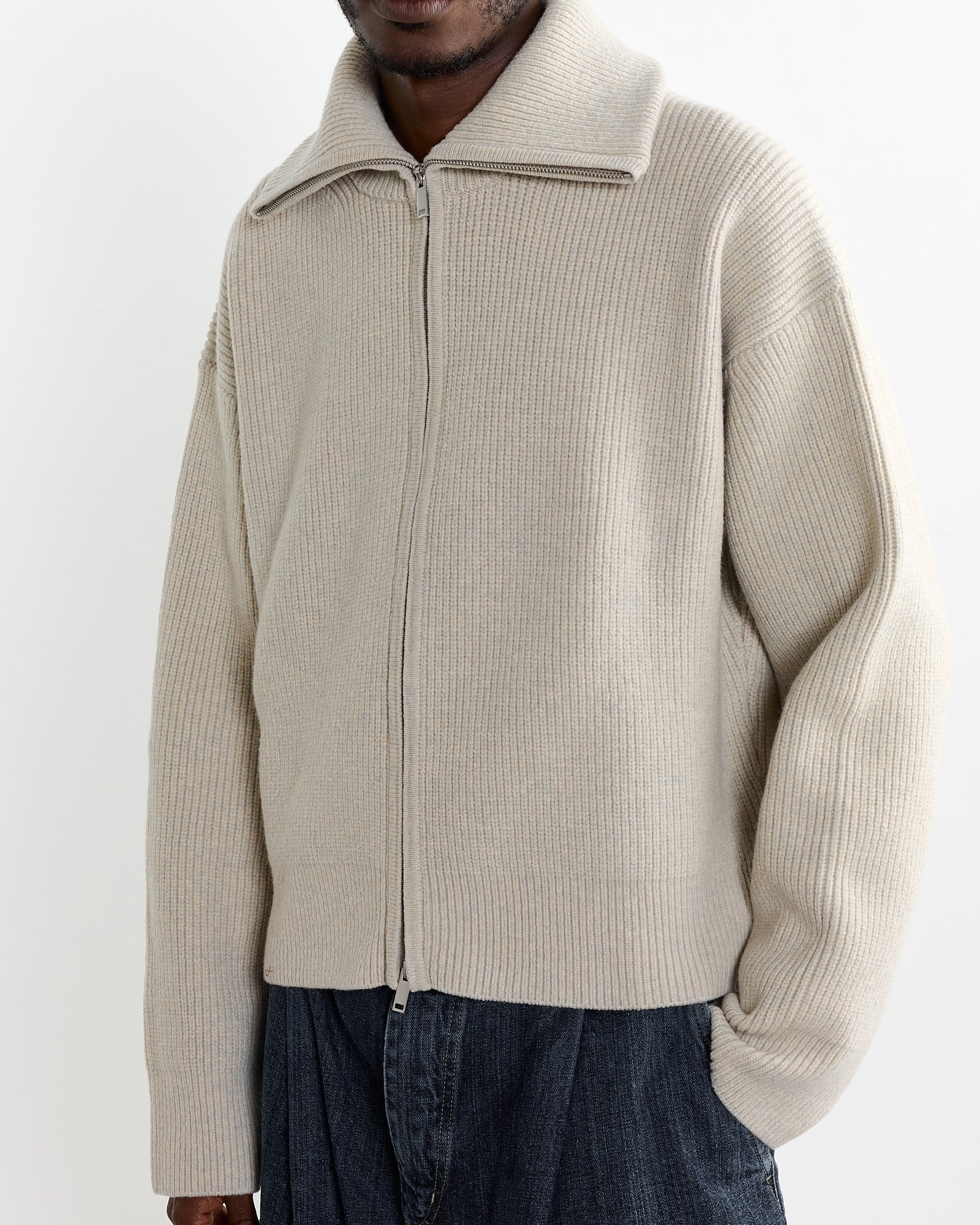 Studio Nicholson Sandos Jumper Natural - Natural / L (268507)